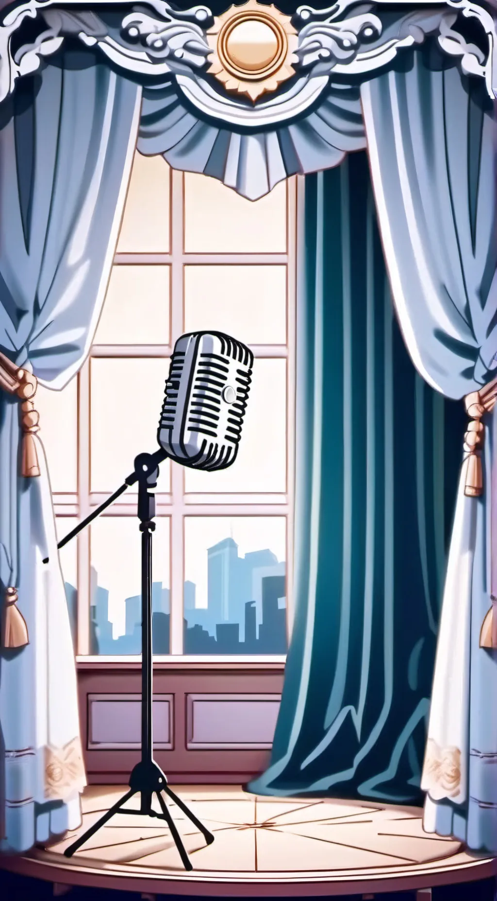 ai character: Mic background