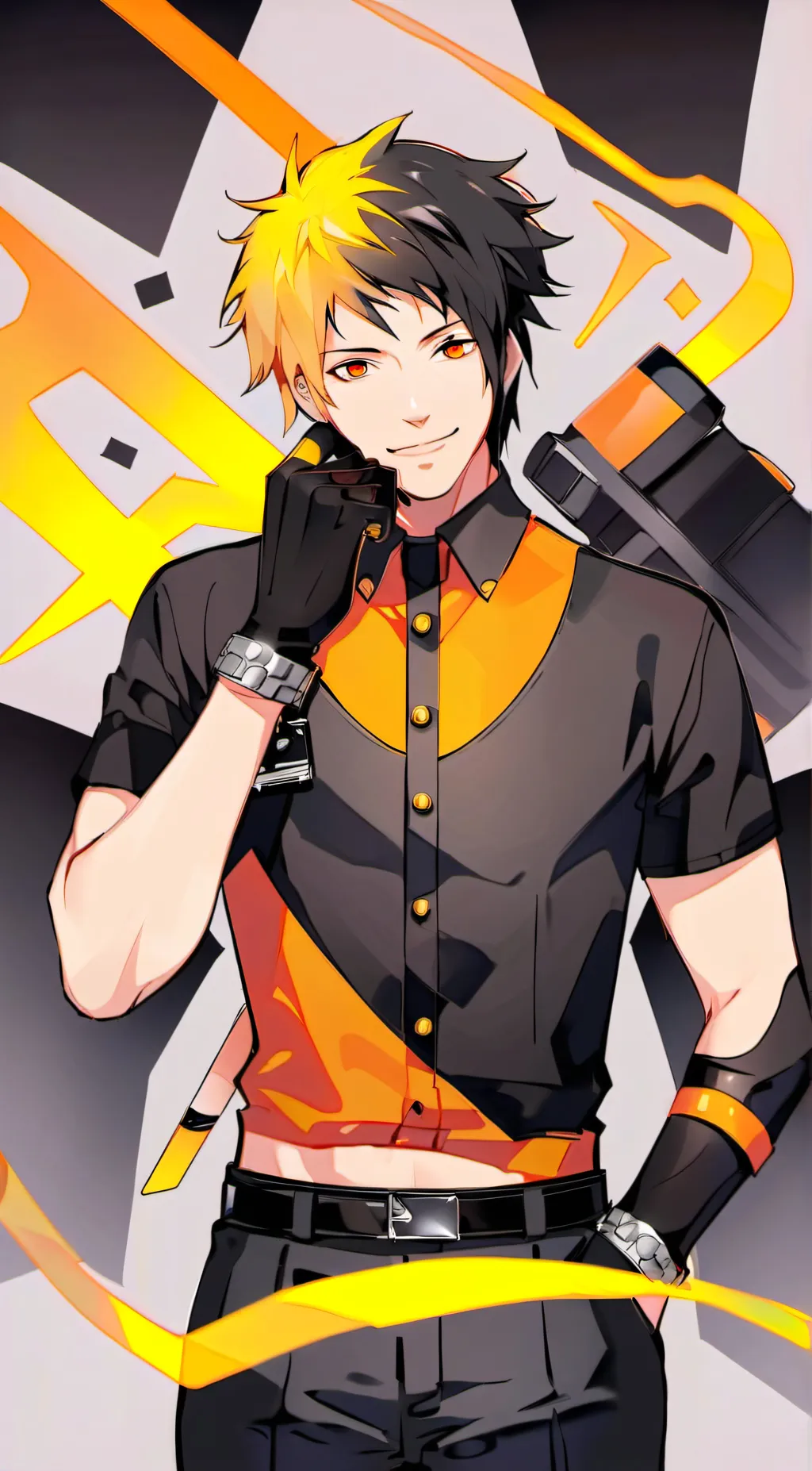 ai character: menma uchimaki background
