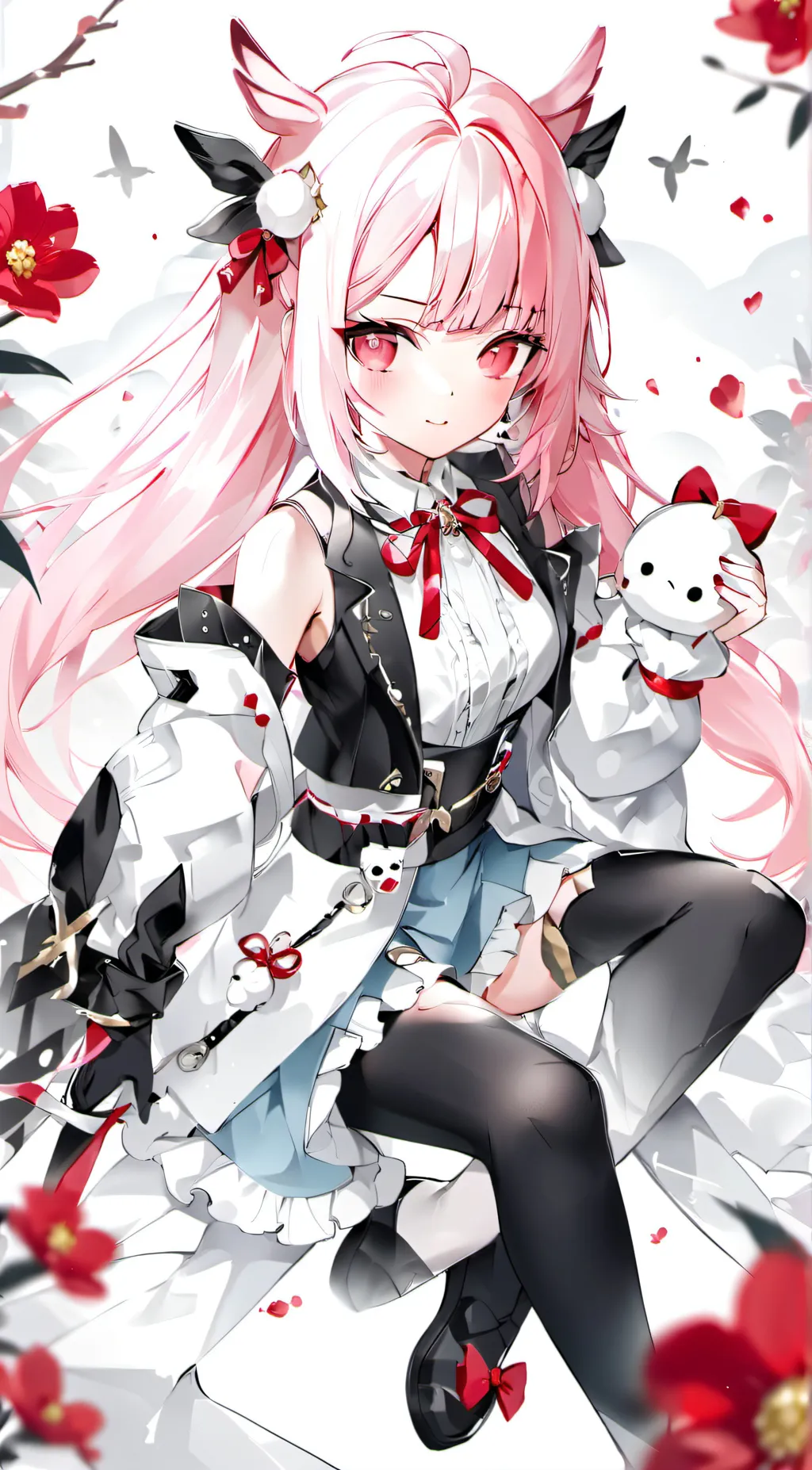 ai character: 100 girlfriend  background