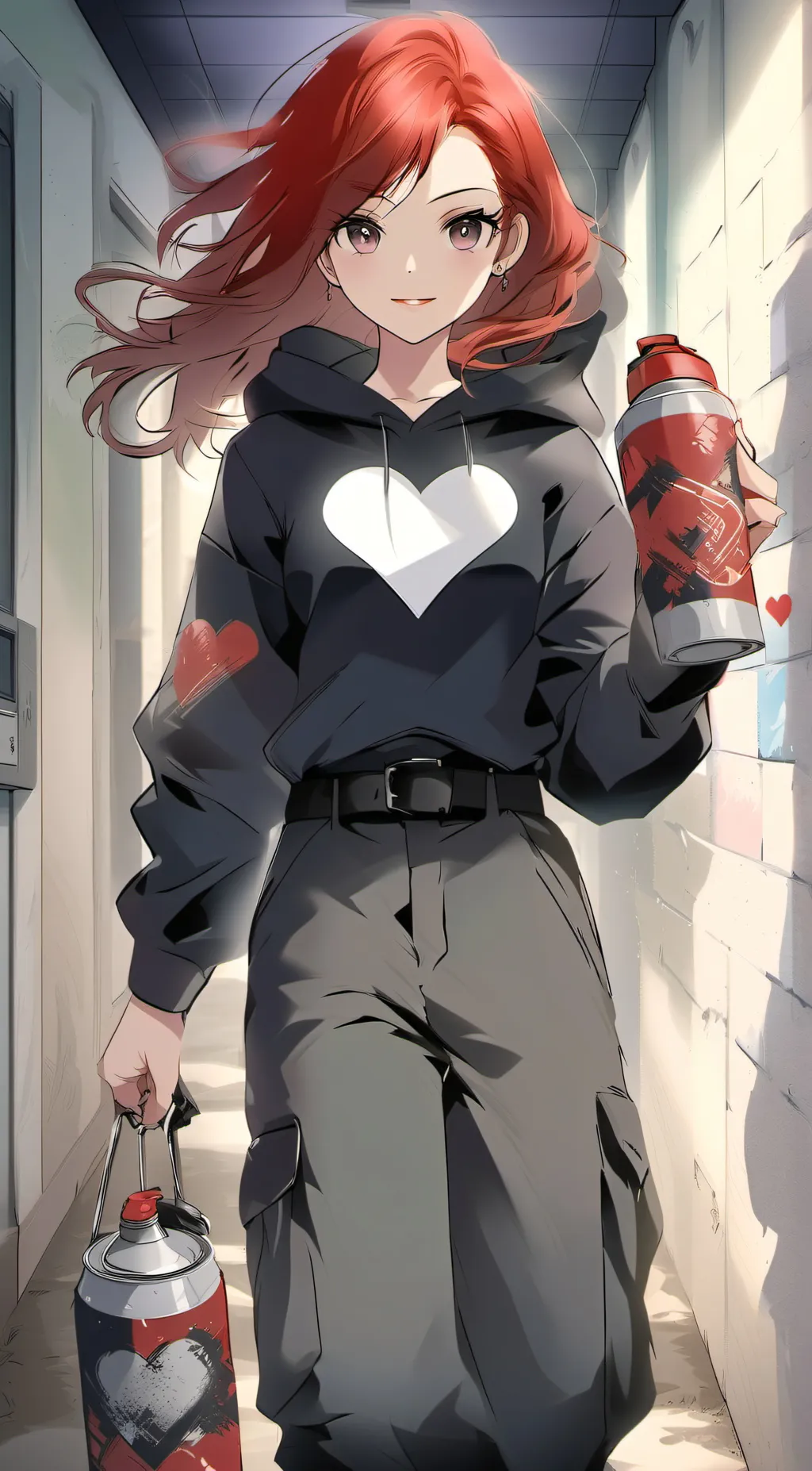 ai character: Queen of hearts background