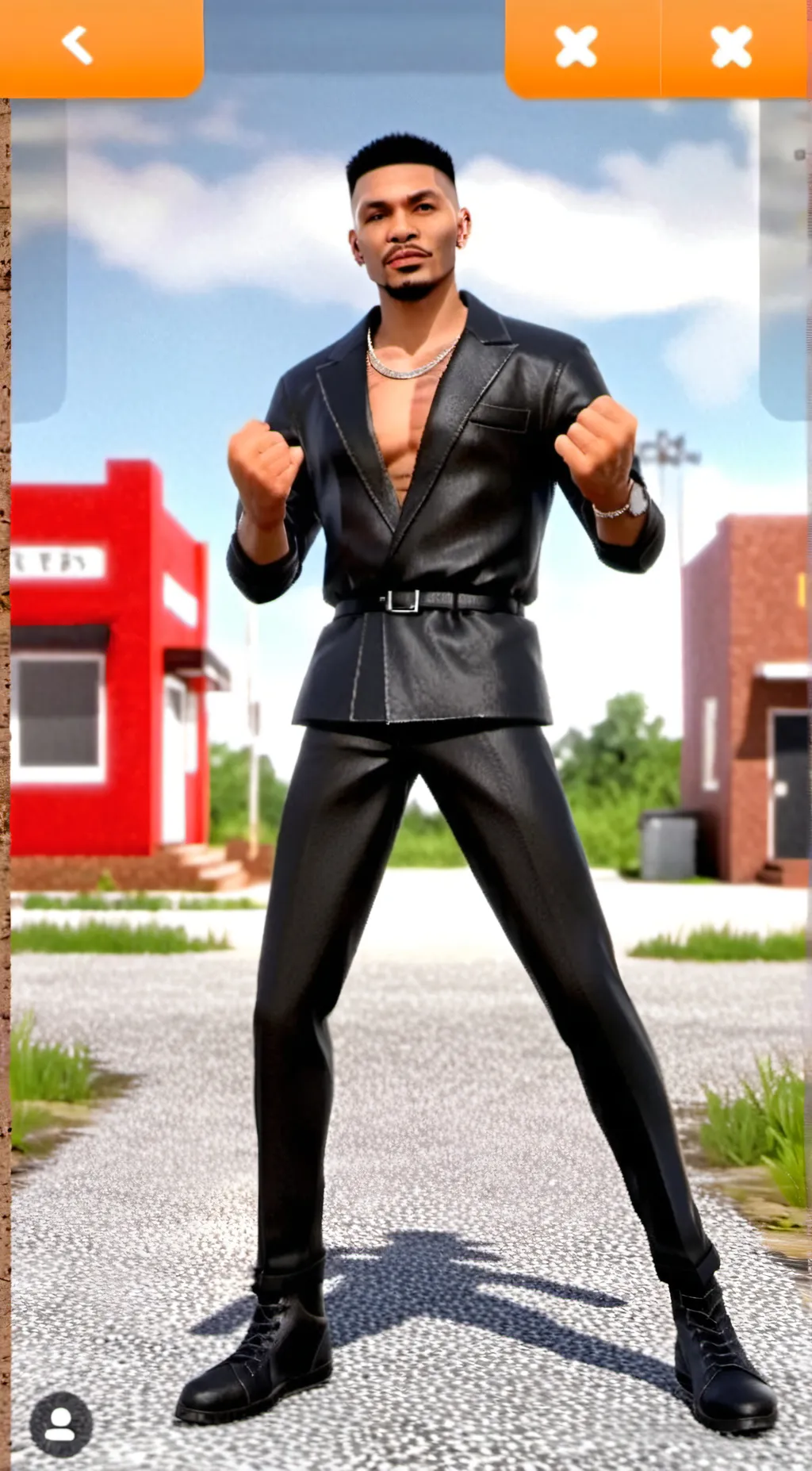 ai character: ash background