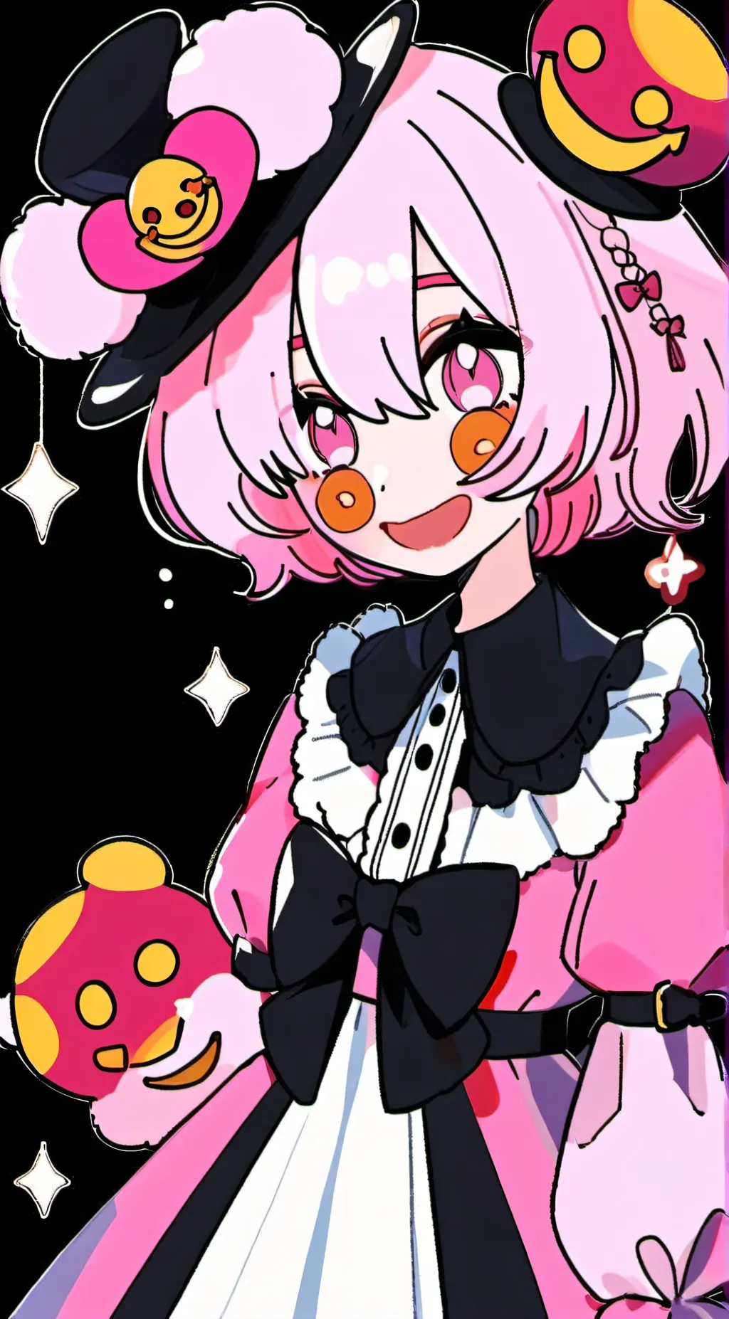 ai character: Pinkie background