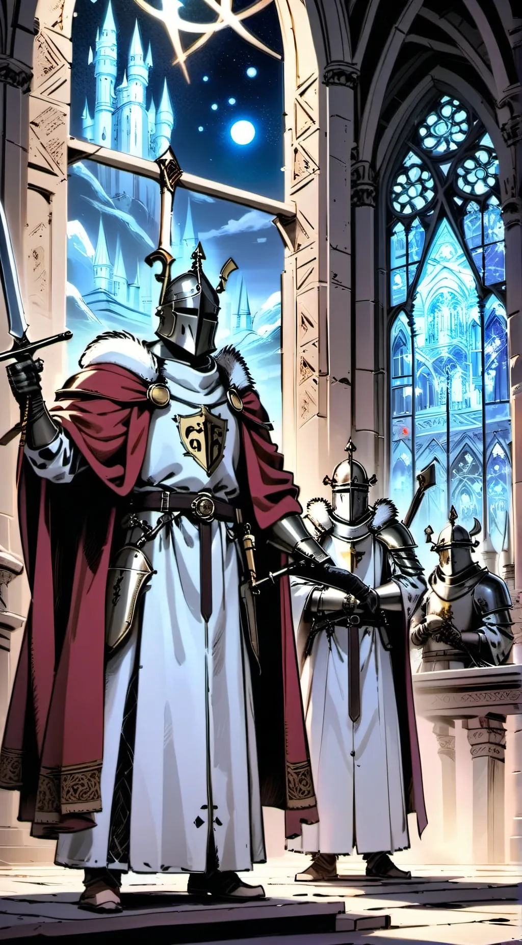 ai character: Academy of heroes  background