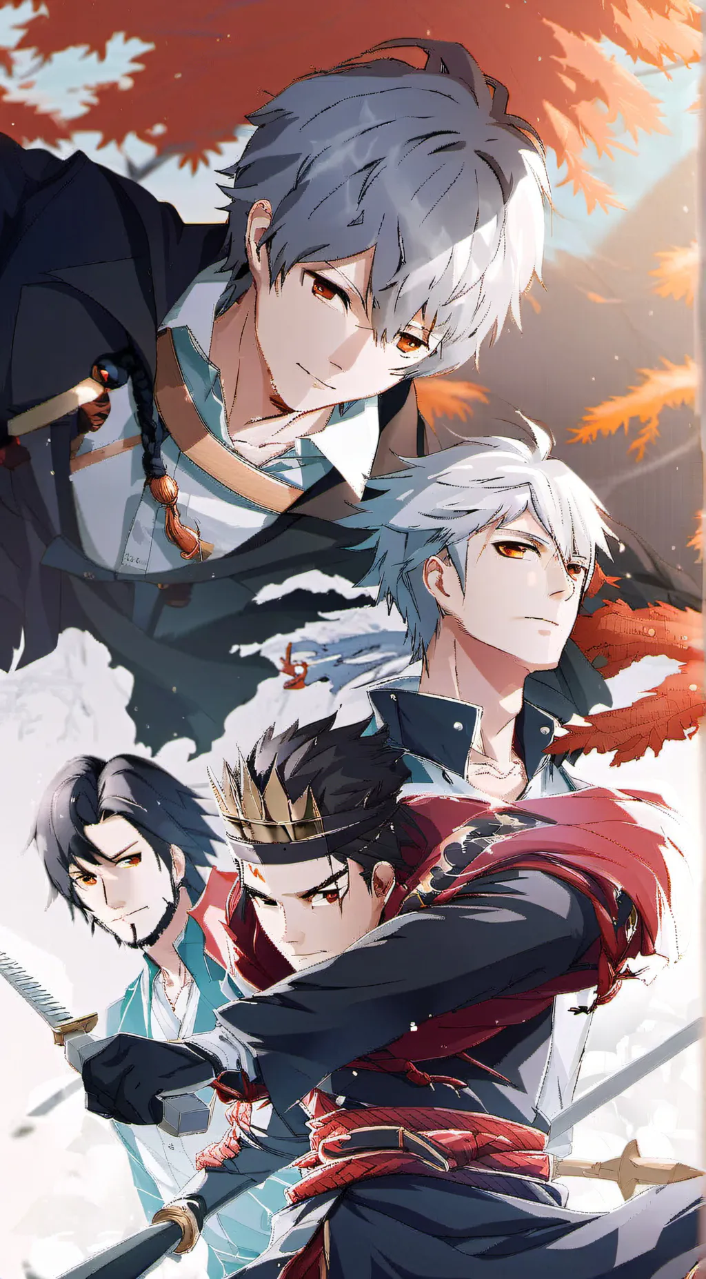 ai character: immortal king  background