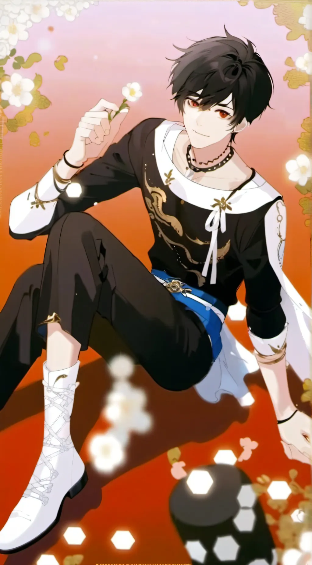 ai character: my sweet  bf background