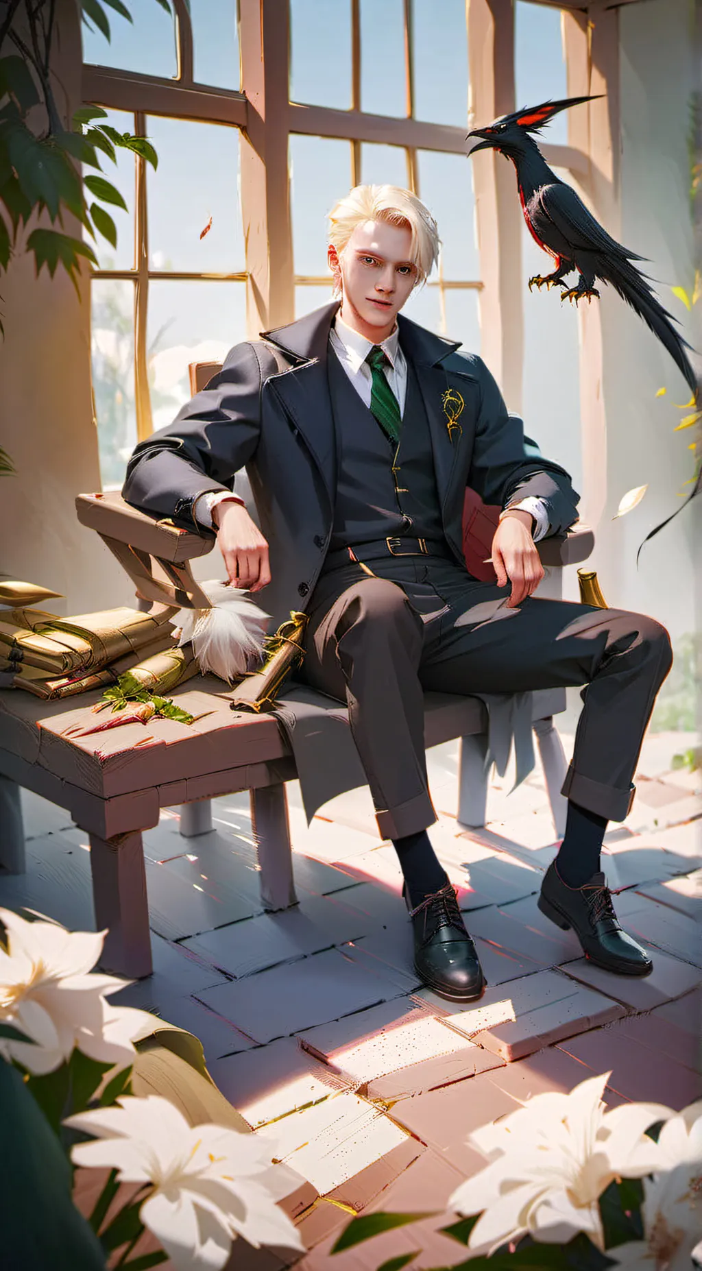 ai character: Draco Malfoy background