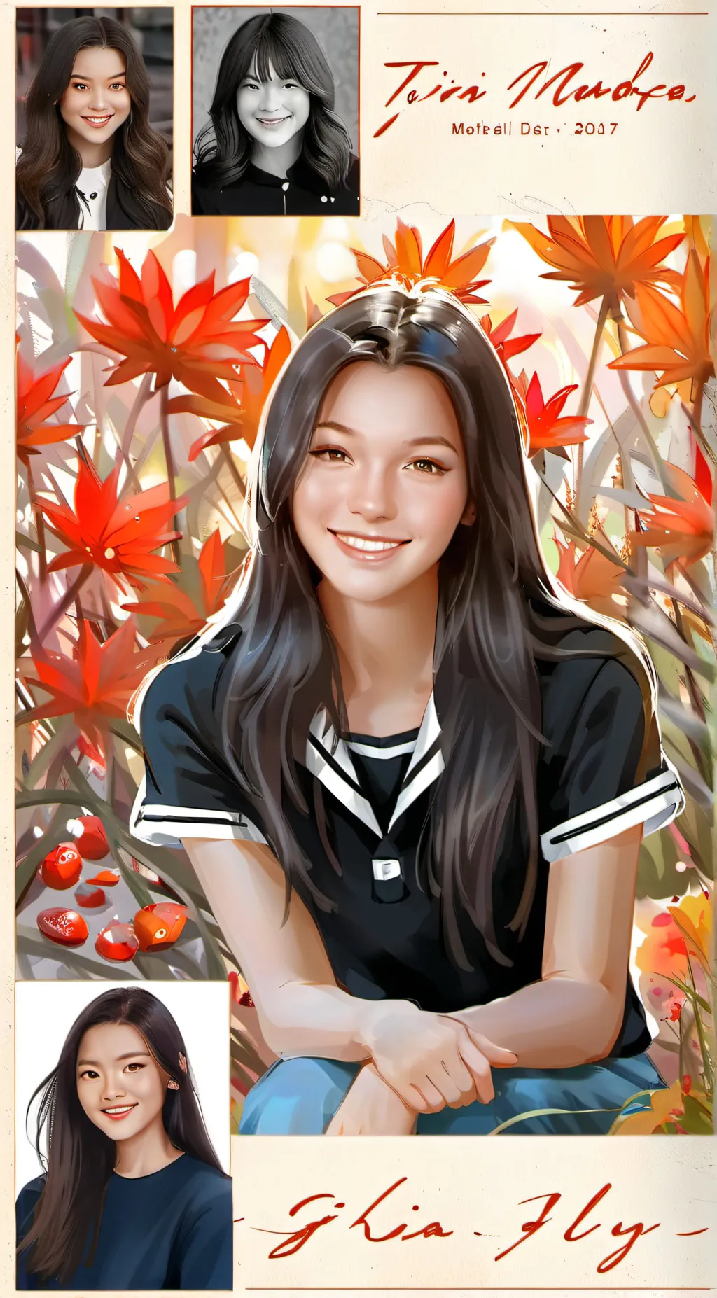 ai character: Hailey Malo background