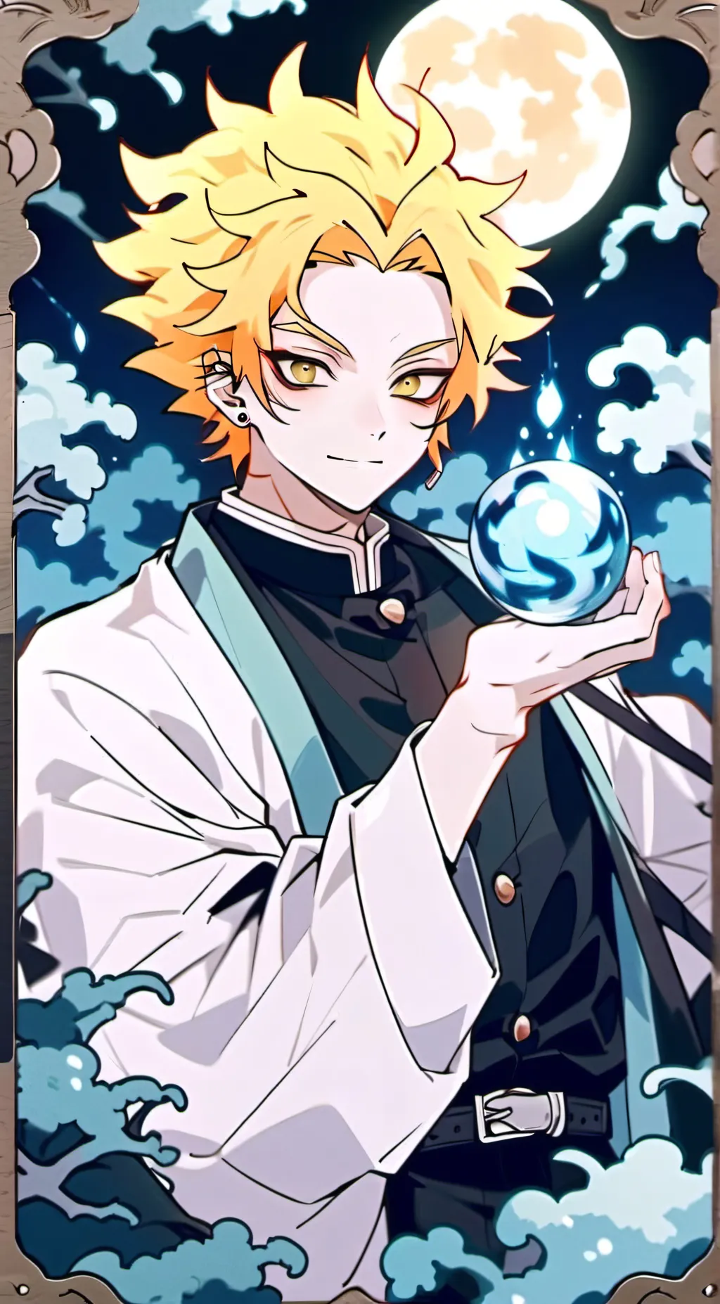 ai character: Upper moons  background