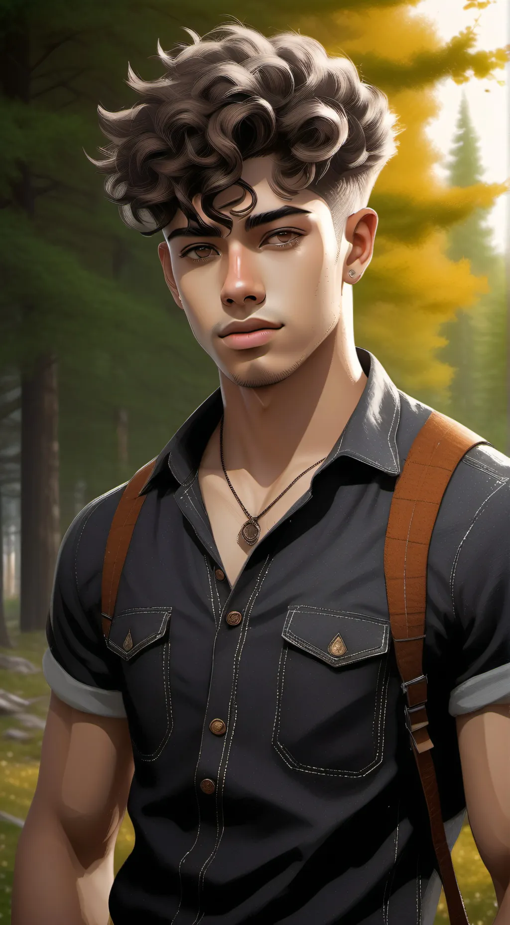 ai character: ? background