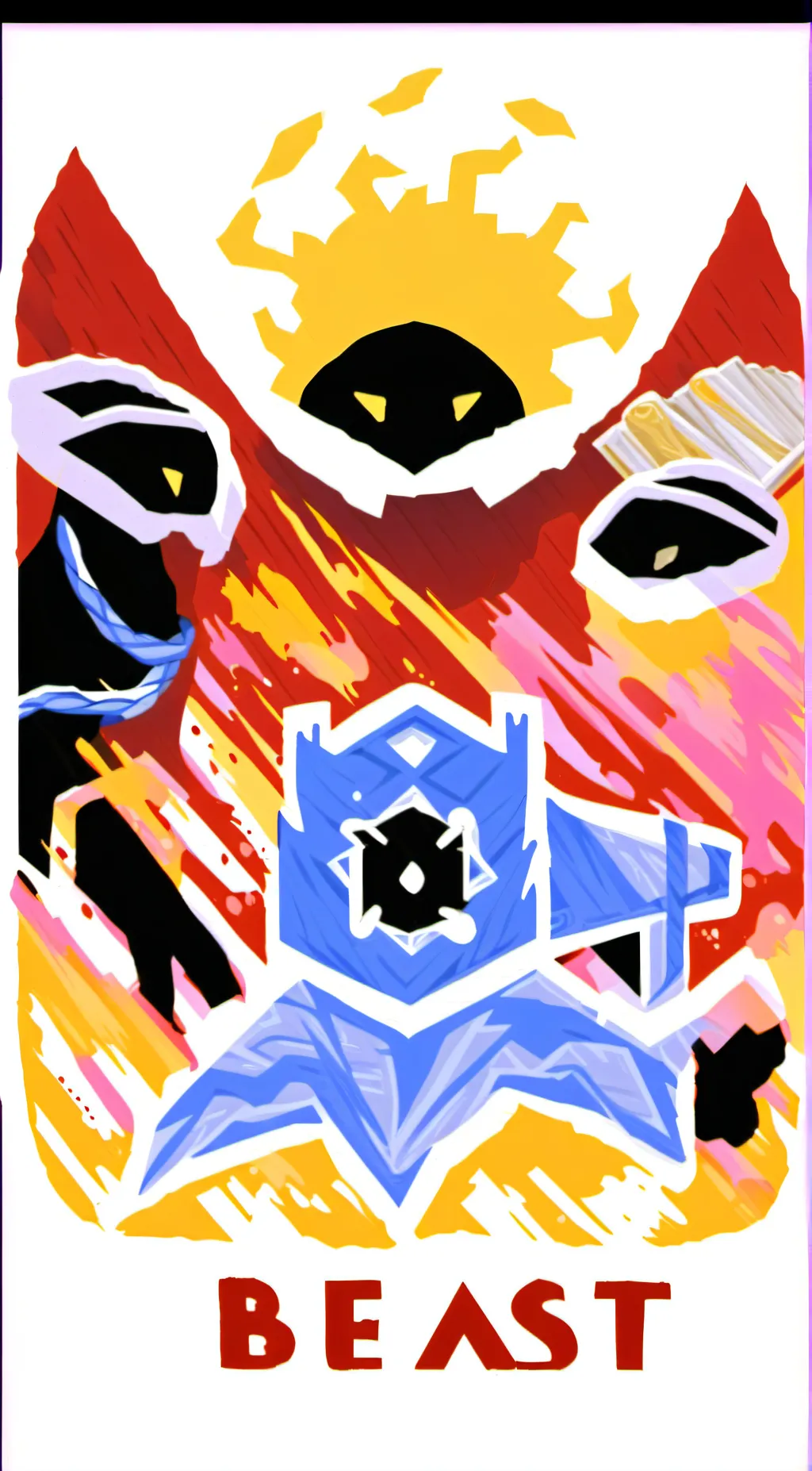 ai character: The 5 Beast cookie background
