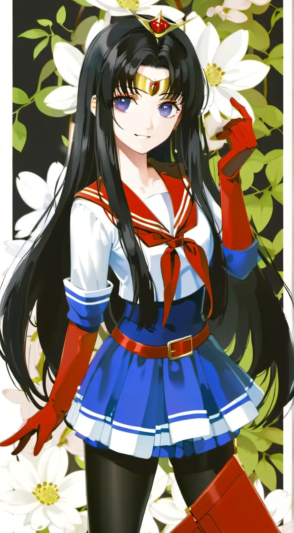 ai character: sailor mars background