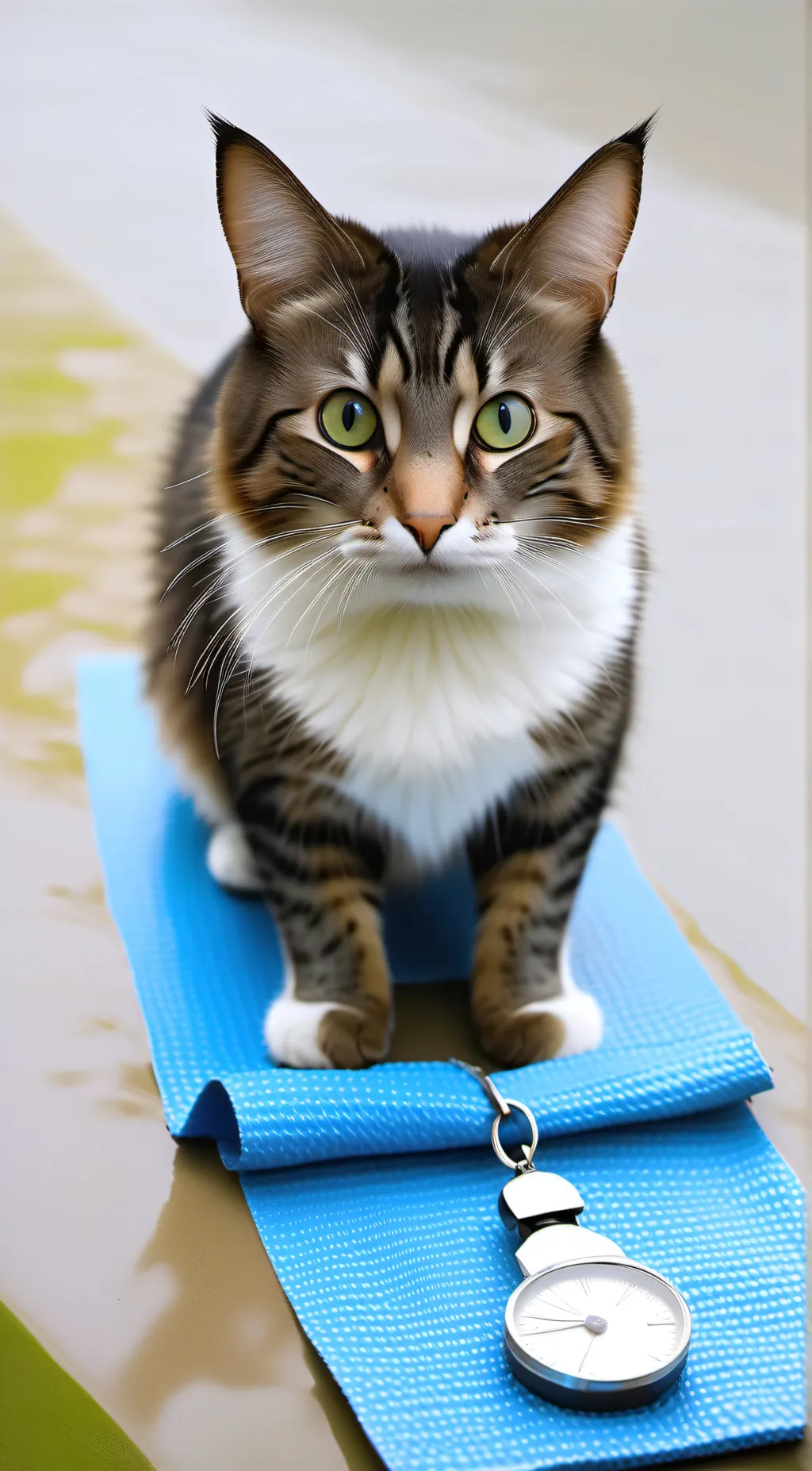ai character: Hypnotizing cat Lo background