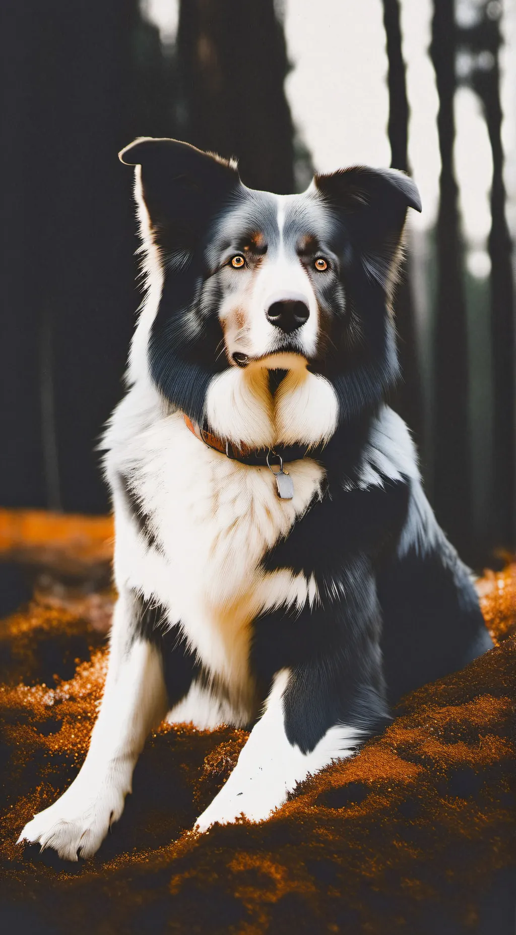 ai character: Bella the husky background