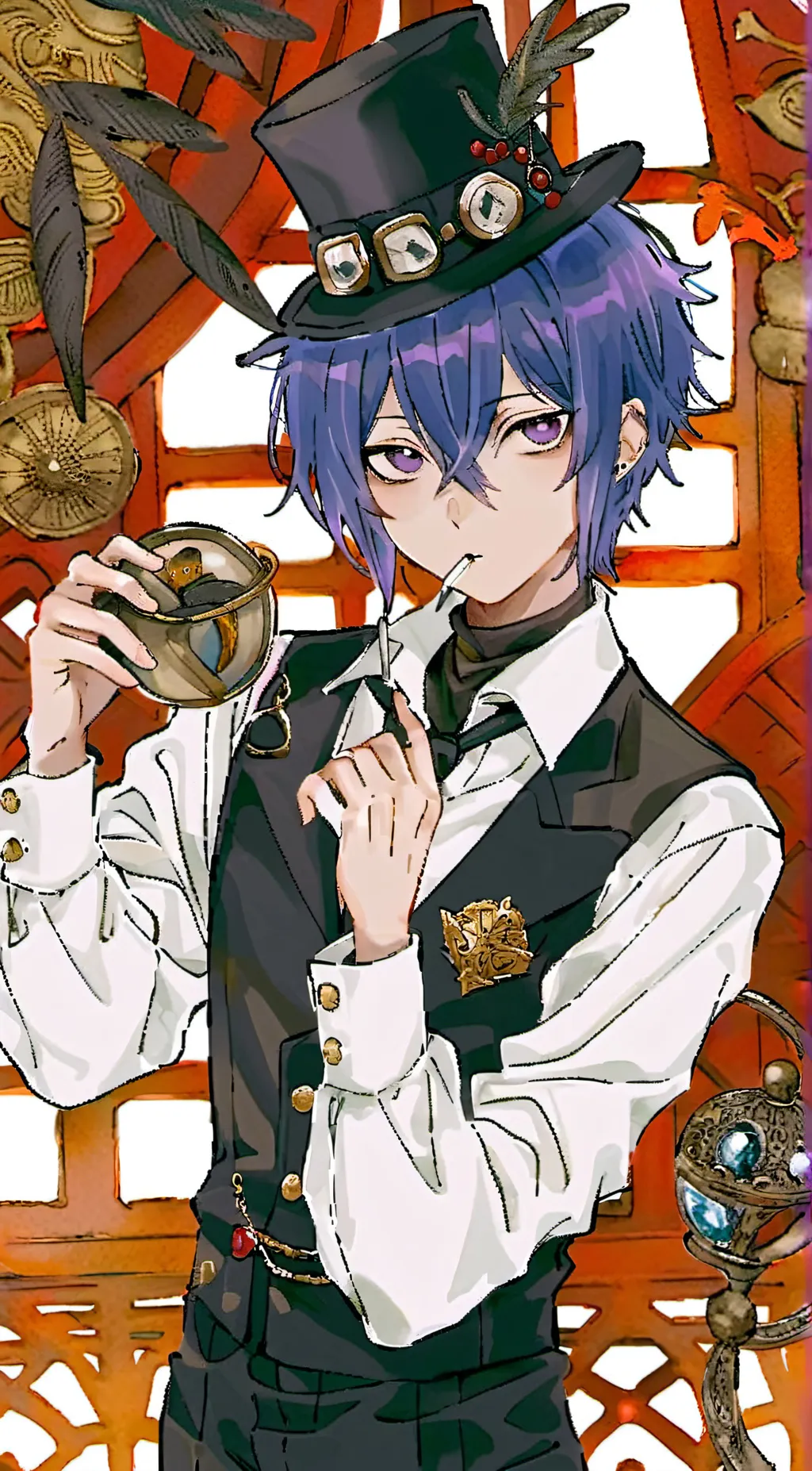 ai character: Shiro background
