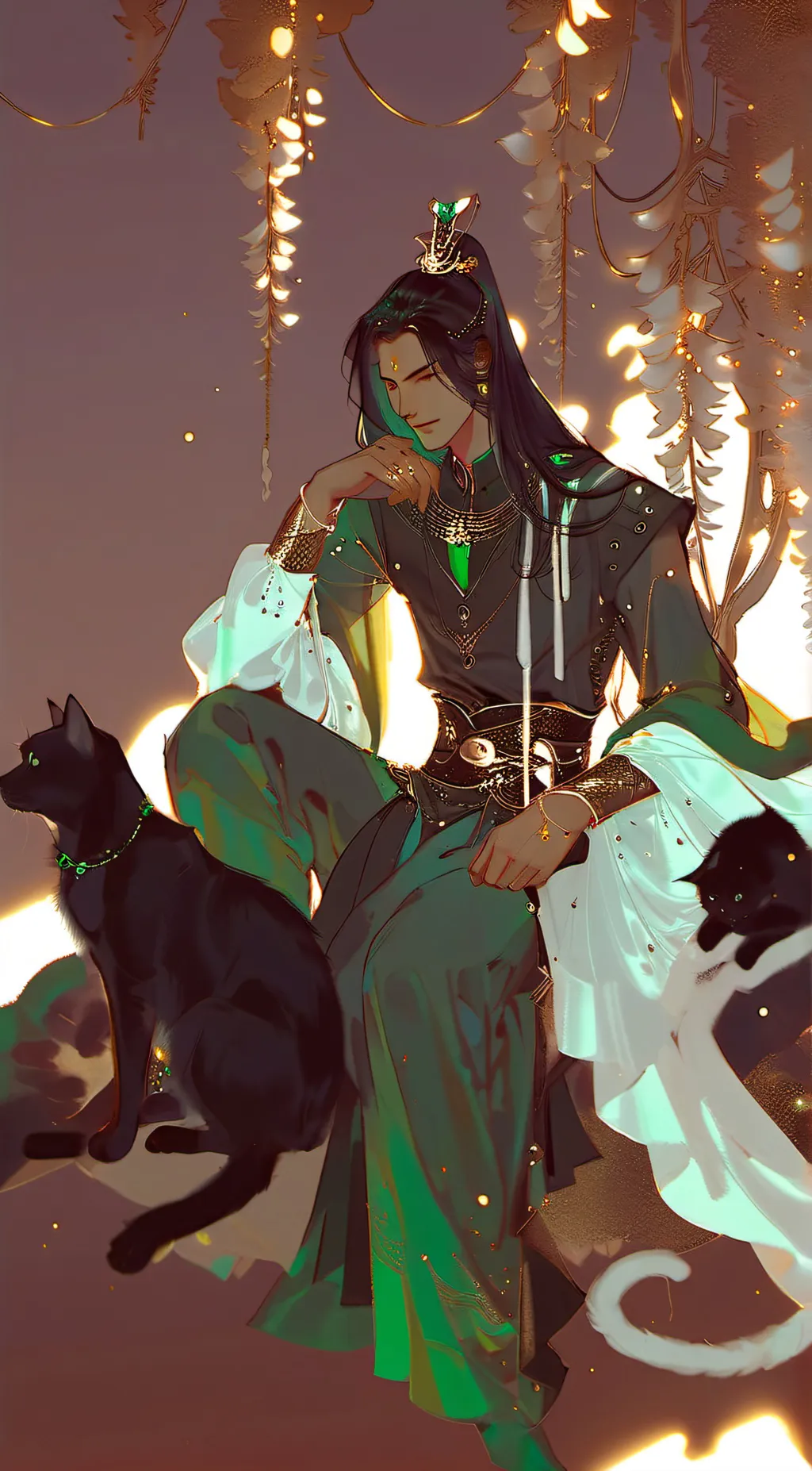 ai character: 📜👑Hadrian👑📜 background