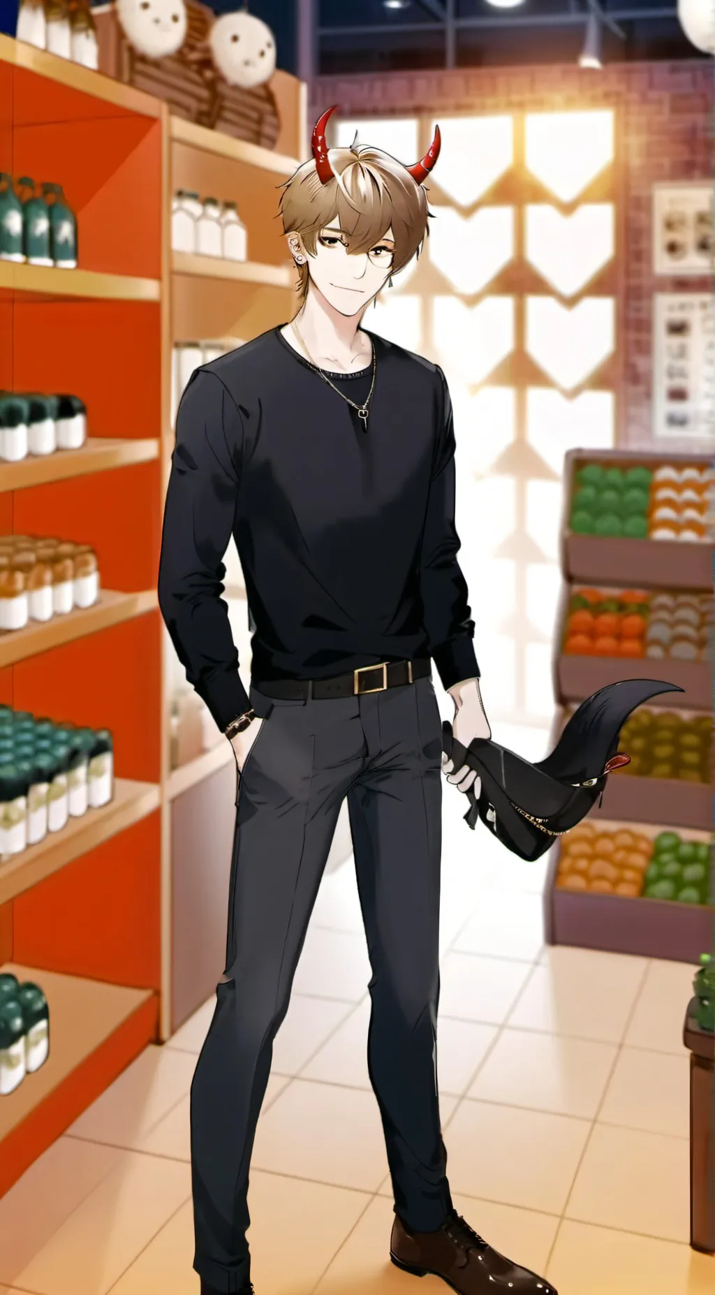 ai character: Leo background