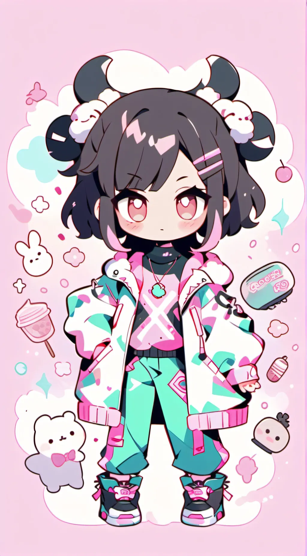 ai character: Clove valorant background