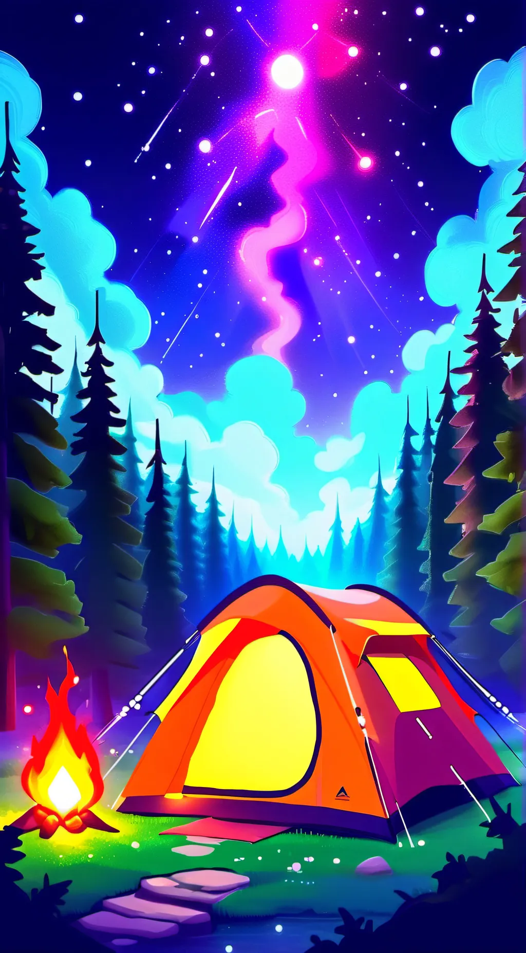 ai character: ◇☆Camp Camp☆◇ background
