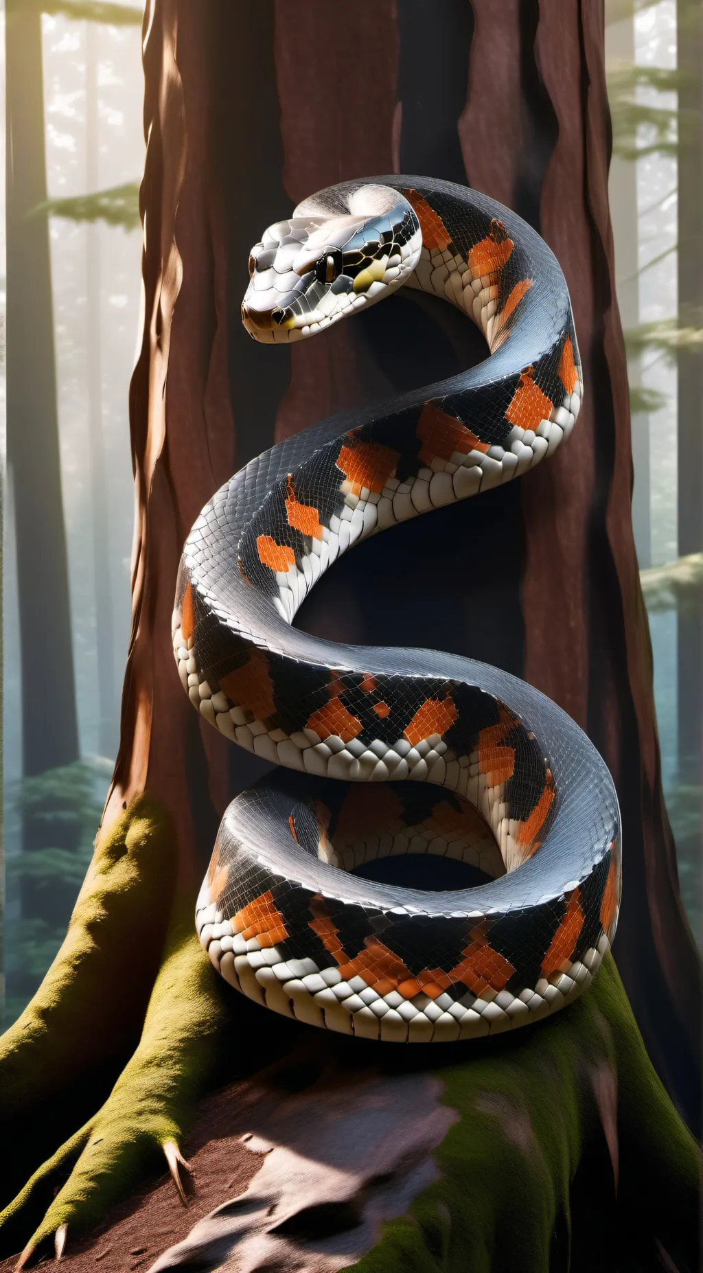 ai character: Kaa  background