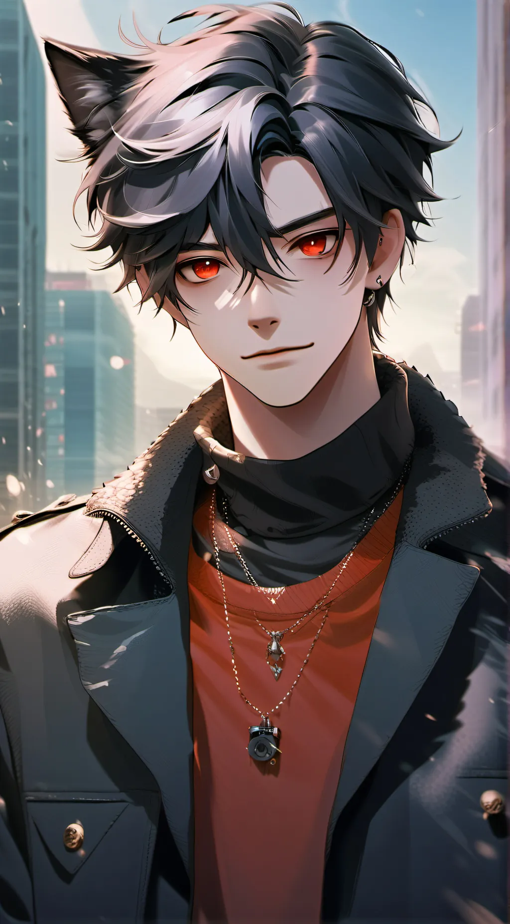 ai character: ~David my oc~ background