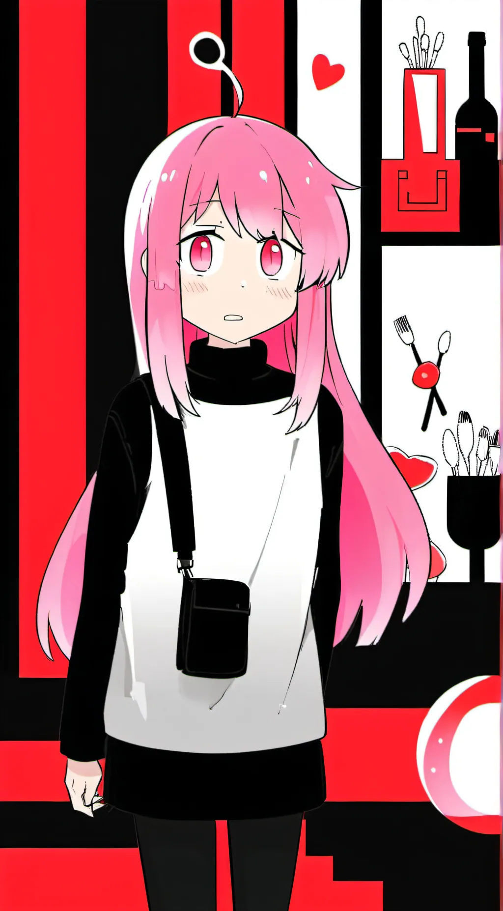 ai character: Rose background