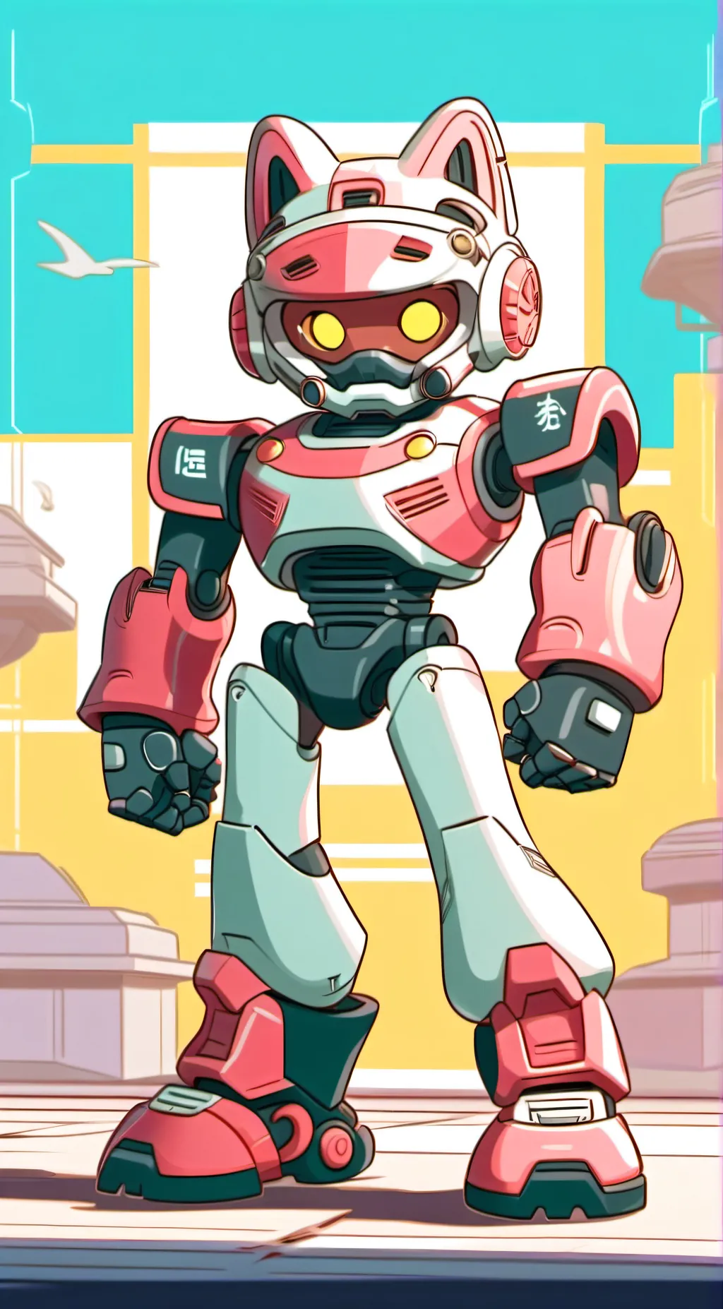 ai character: rocat background