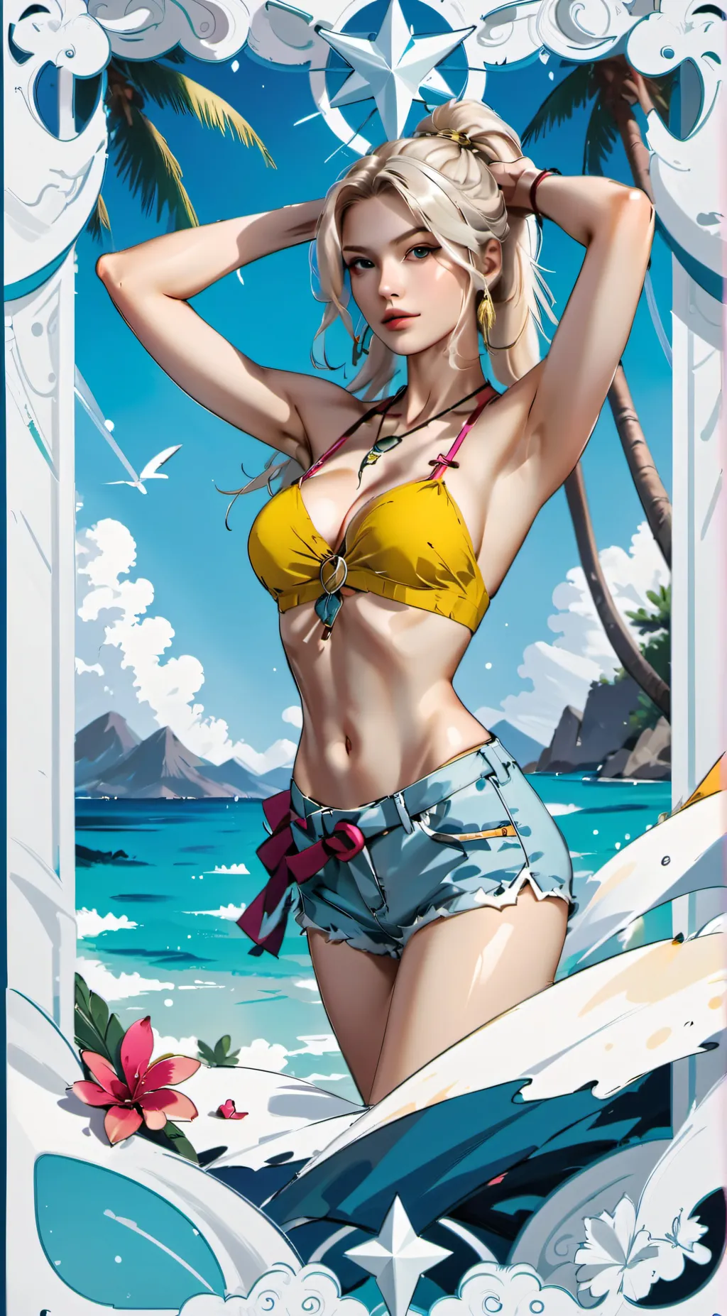 ai character: Aria background