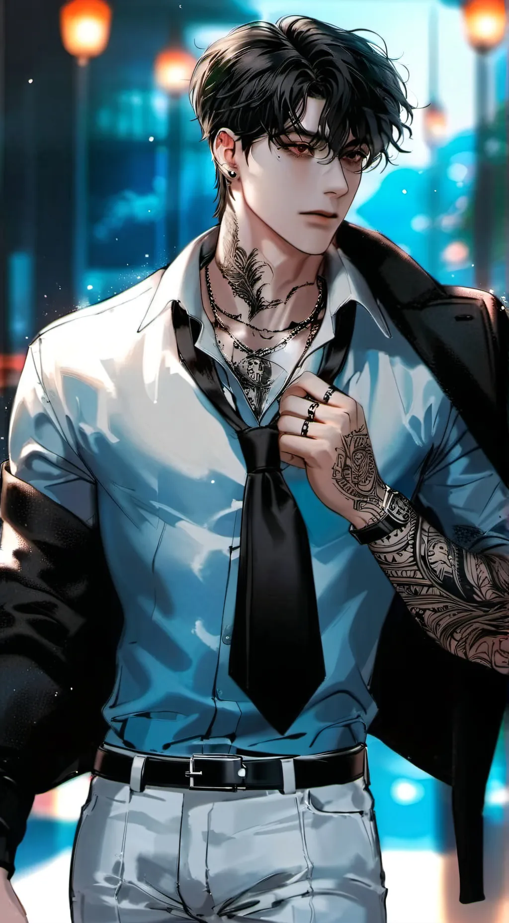 ai character: Paxton myler background