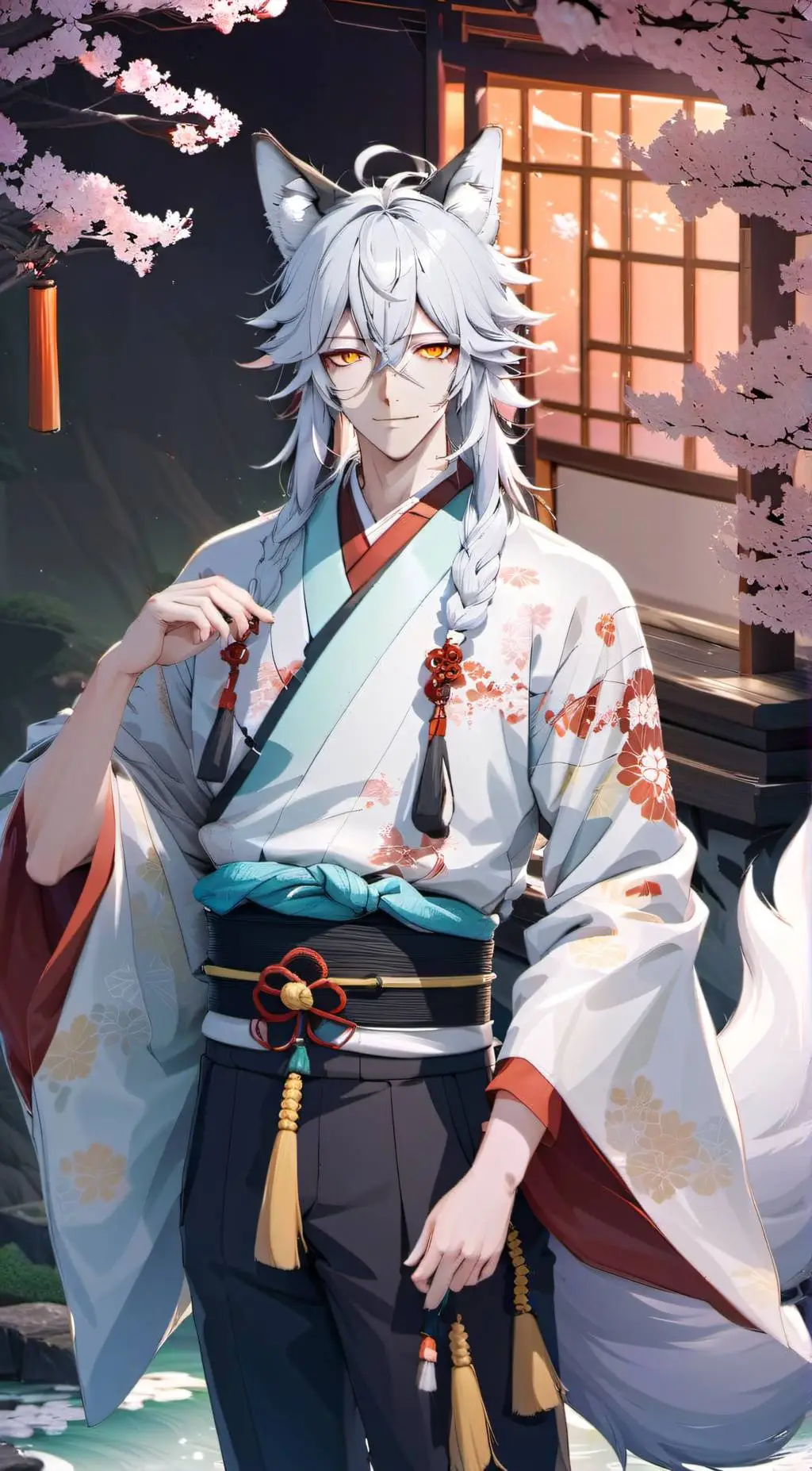 ai character: Shiro 🦊 background
