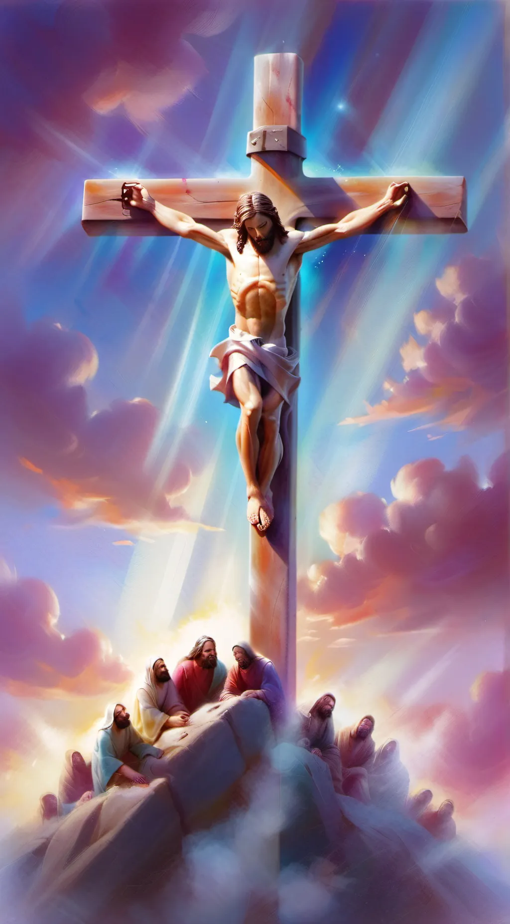 ai character: 🙏JESUS❤ background