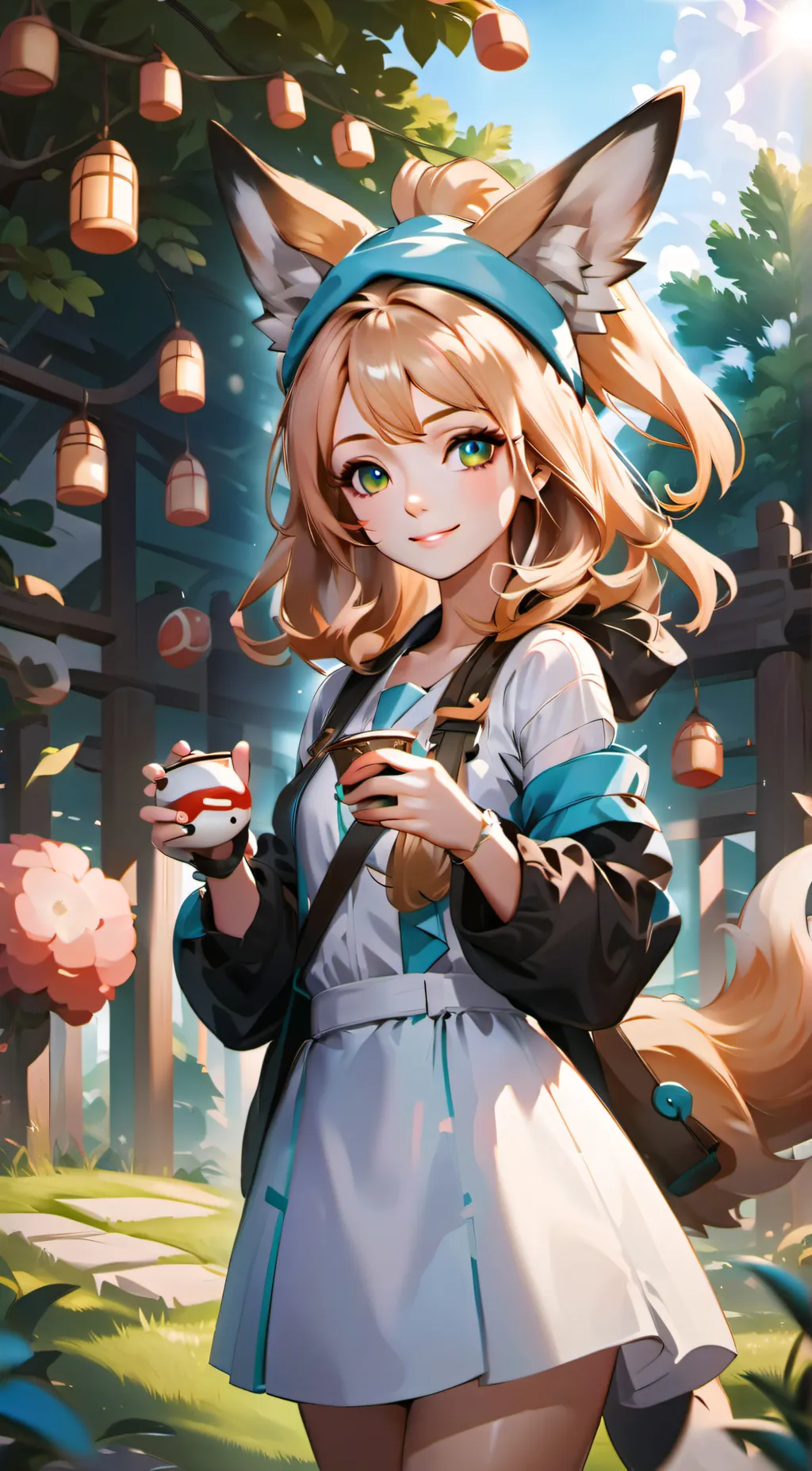 ai character: Eevee background