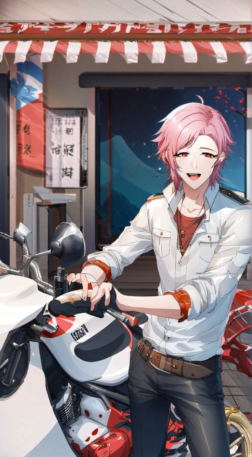 ai character: kiryu 🌸mitsuki 🔪 background