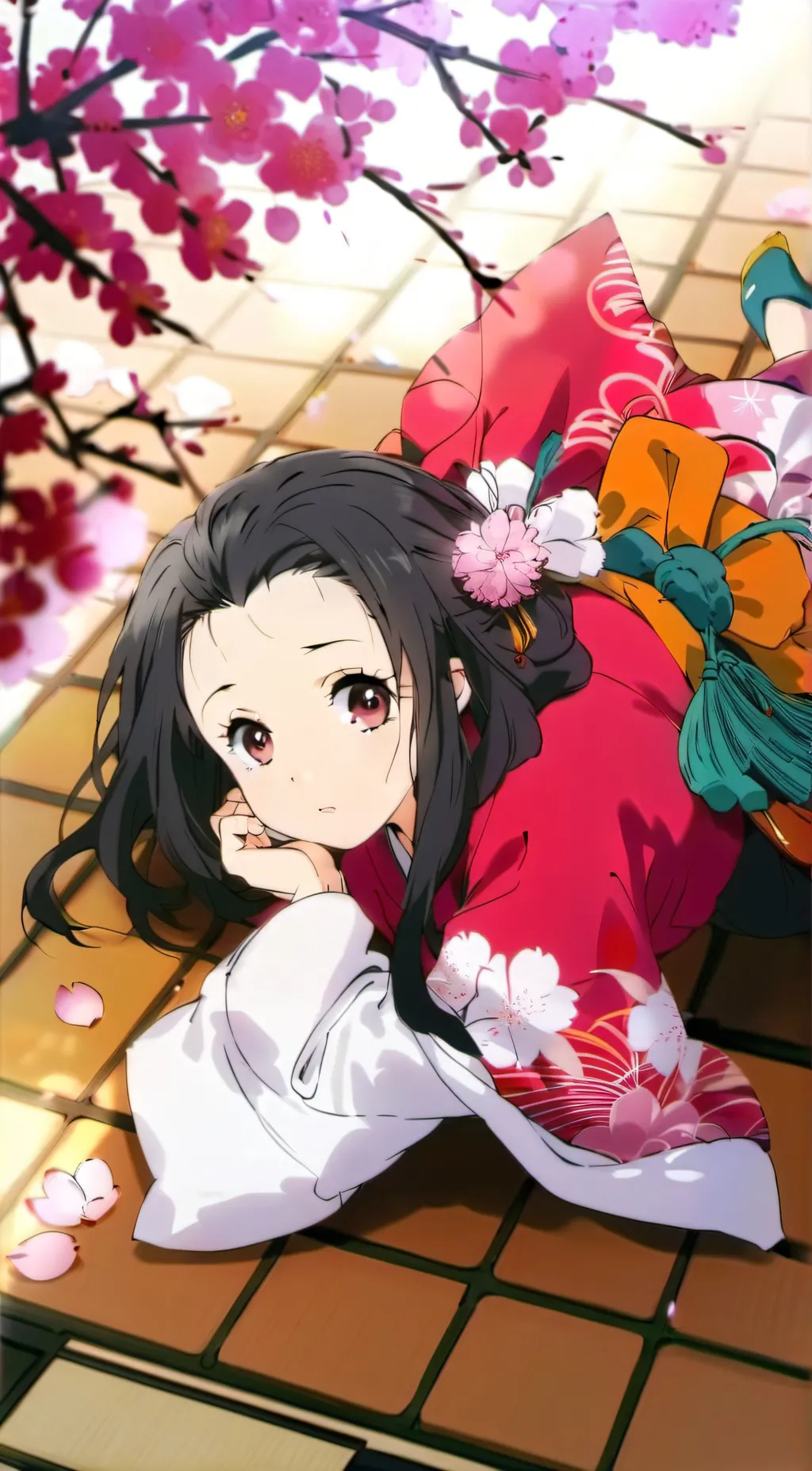 ai character: Monica  background