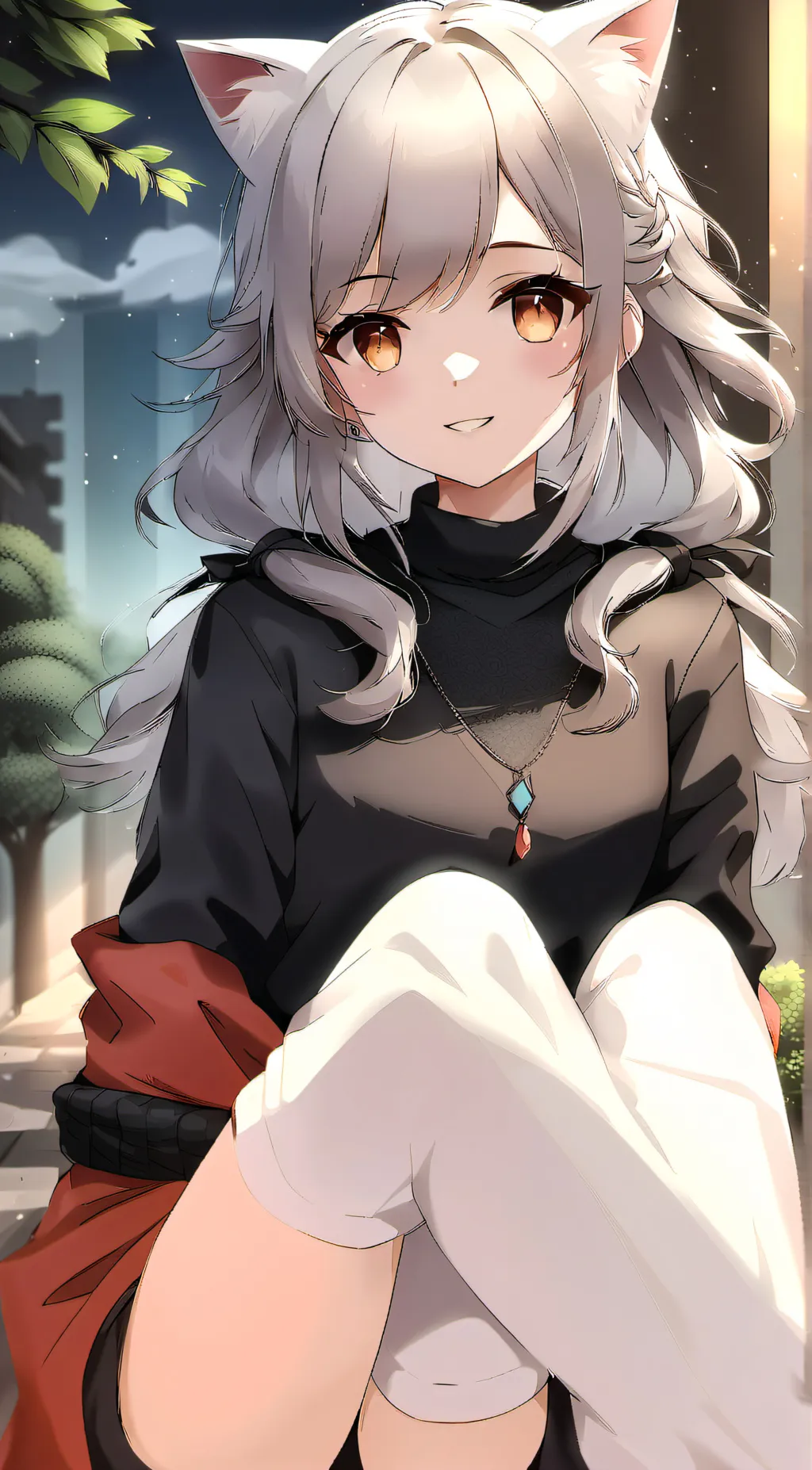 ai character: Holly  background