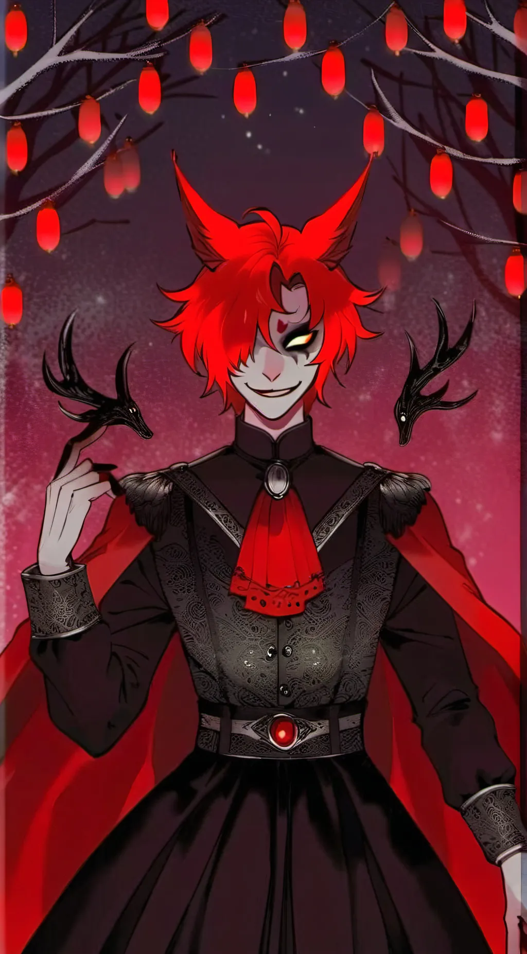 ai character: Alastor  background