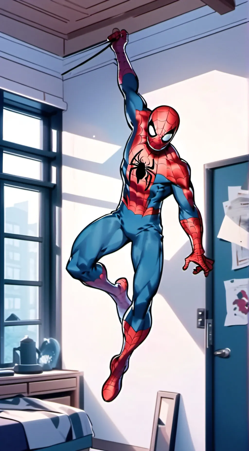 ai character: Spider Toy background