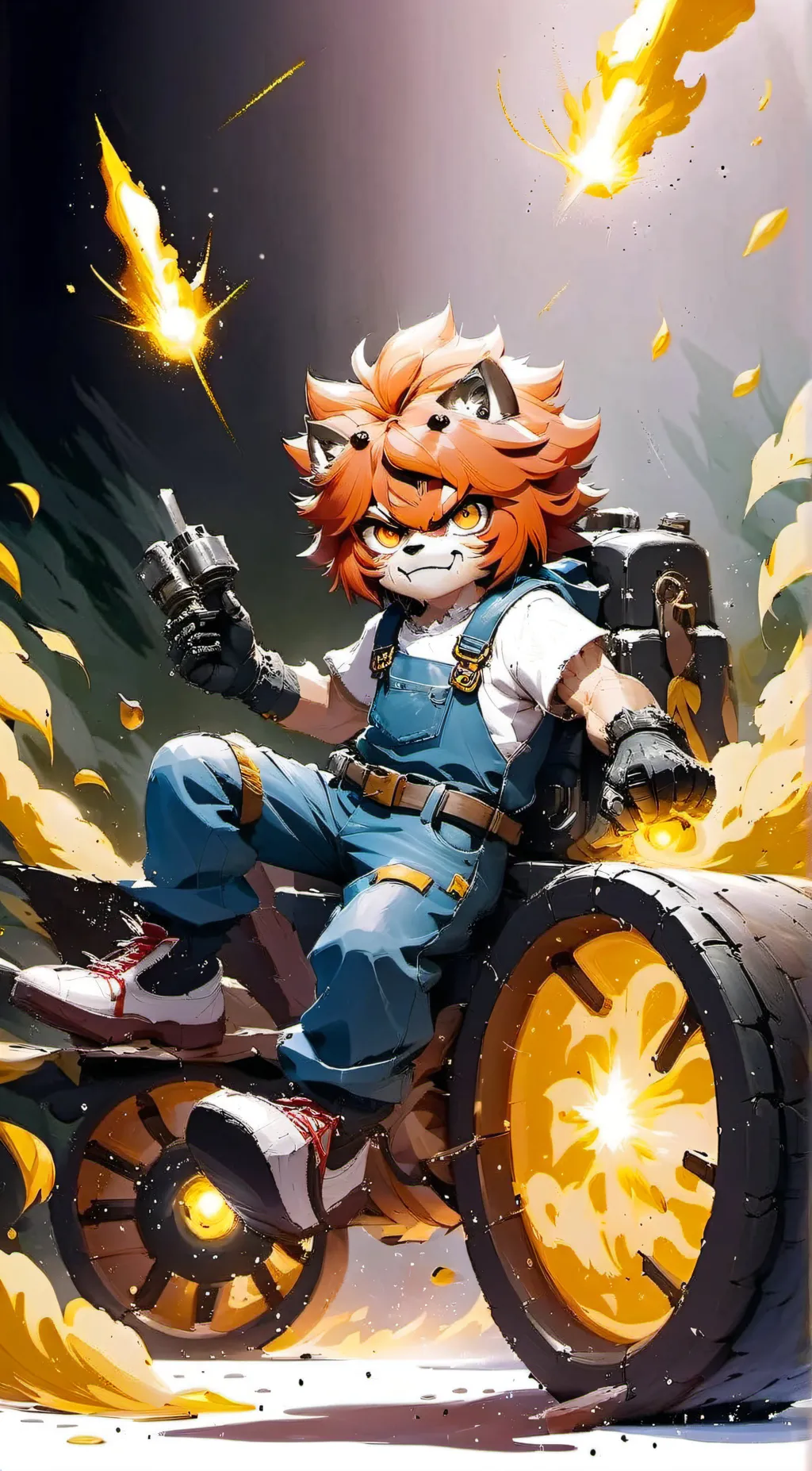 ai character: Everest the cat background