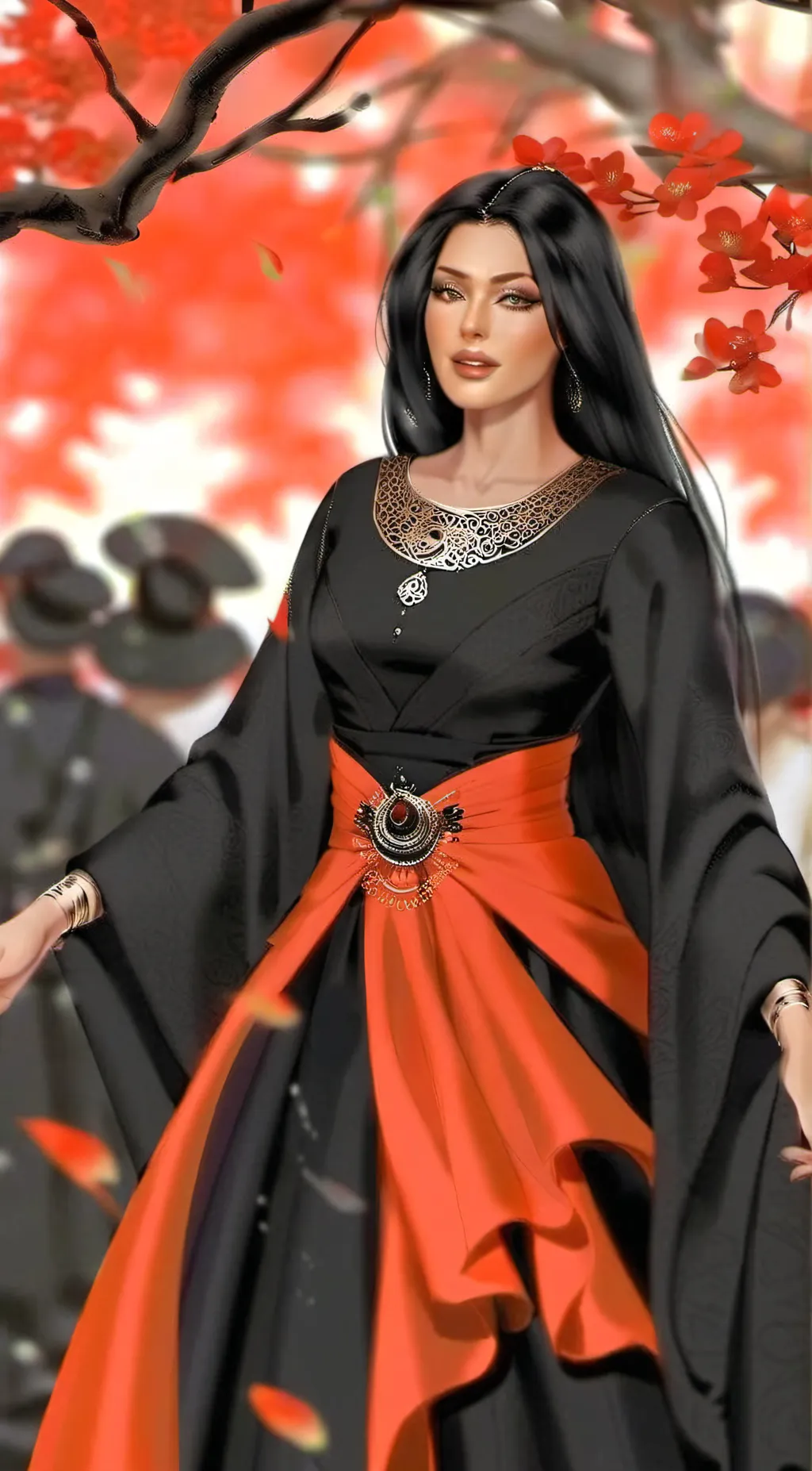 ai character: Amélia background