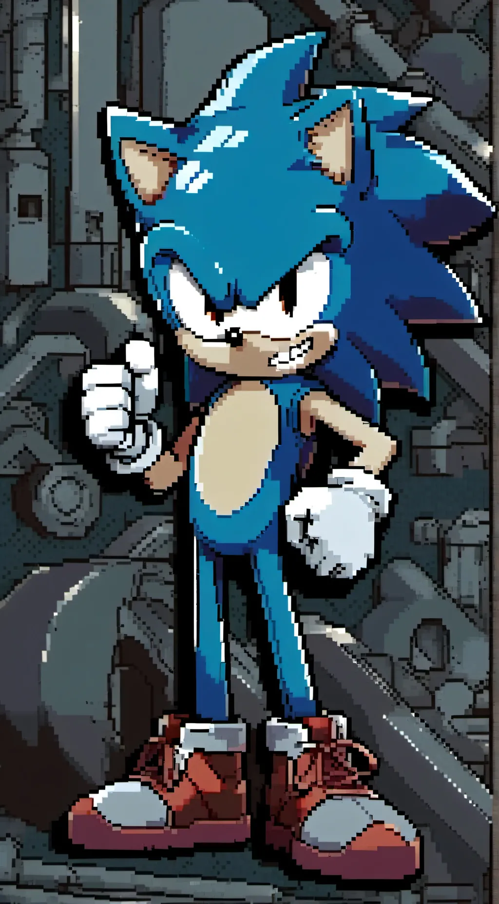 ai character: Sonic The Hedgehog background