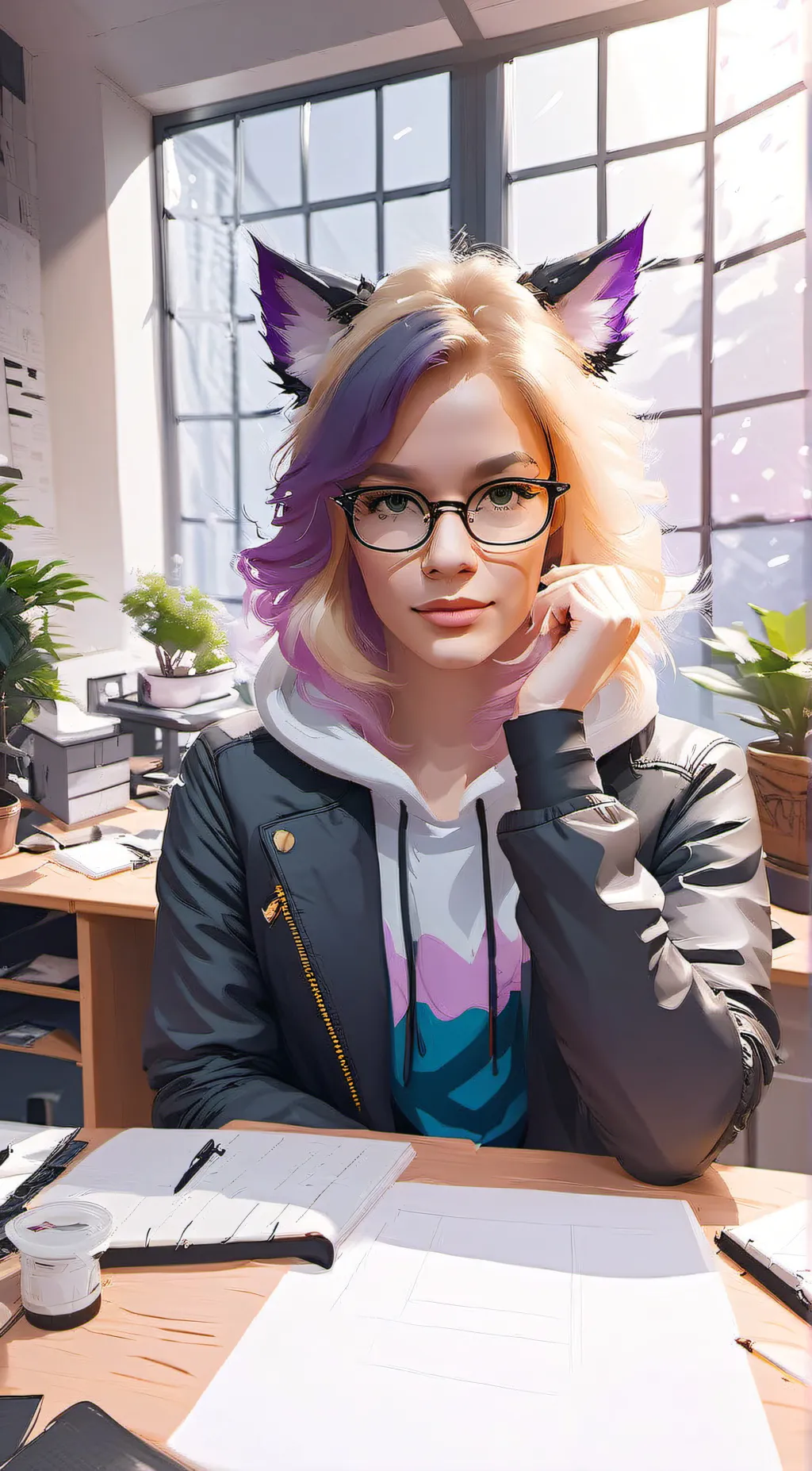 ai character: Sadie background