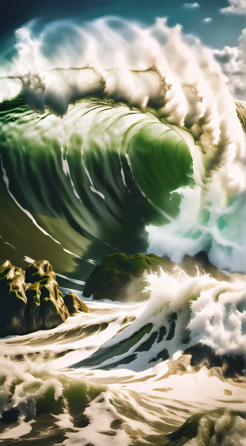 ai character: the tsunami movie  background
