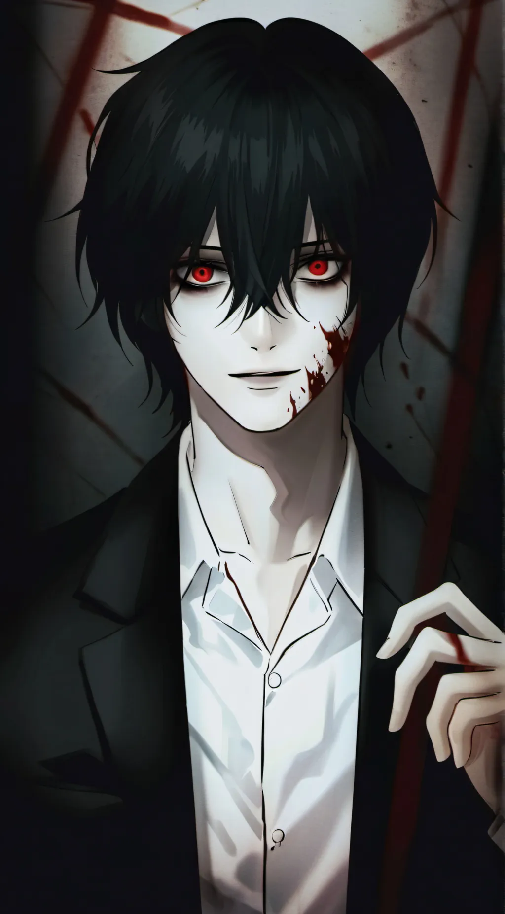 ai character: jeff the killer  background