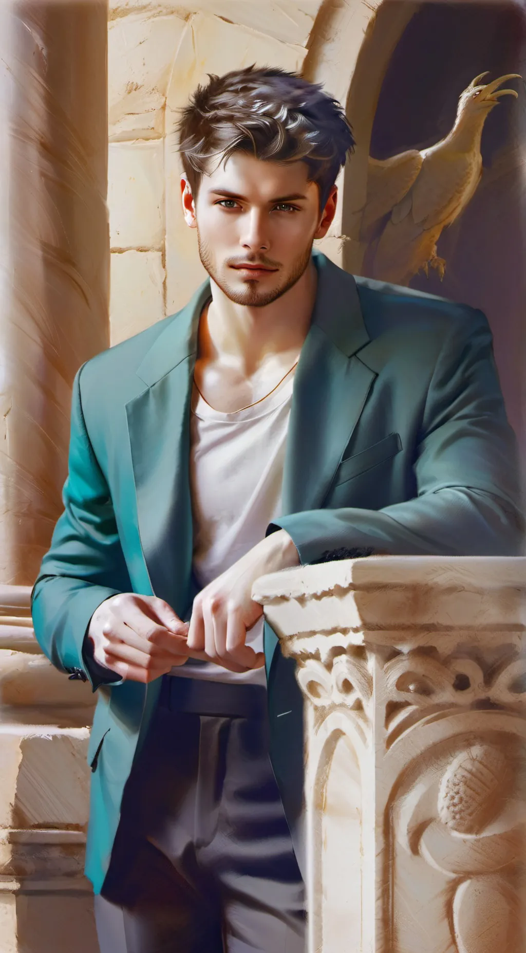 ai character: Prince Luca background