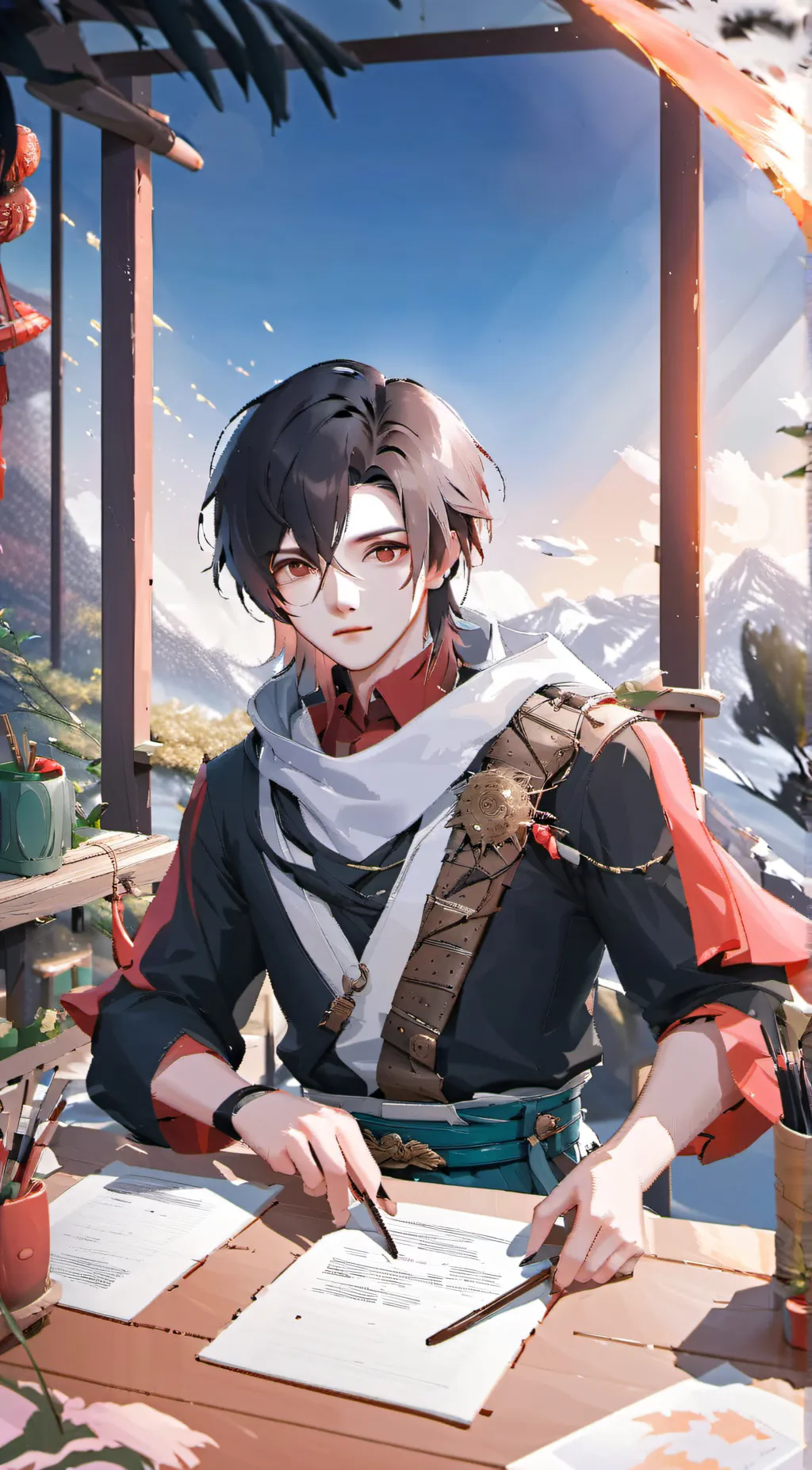 ai character: Carl background