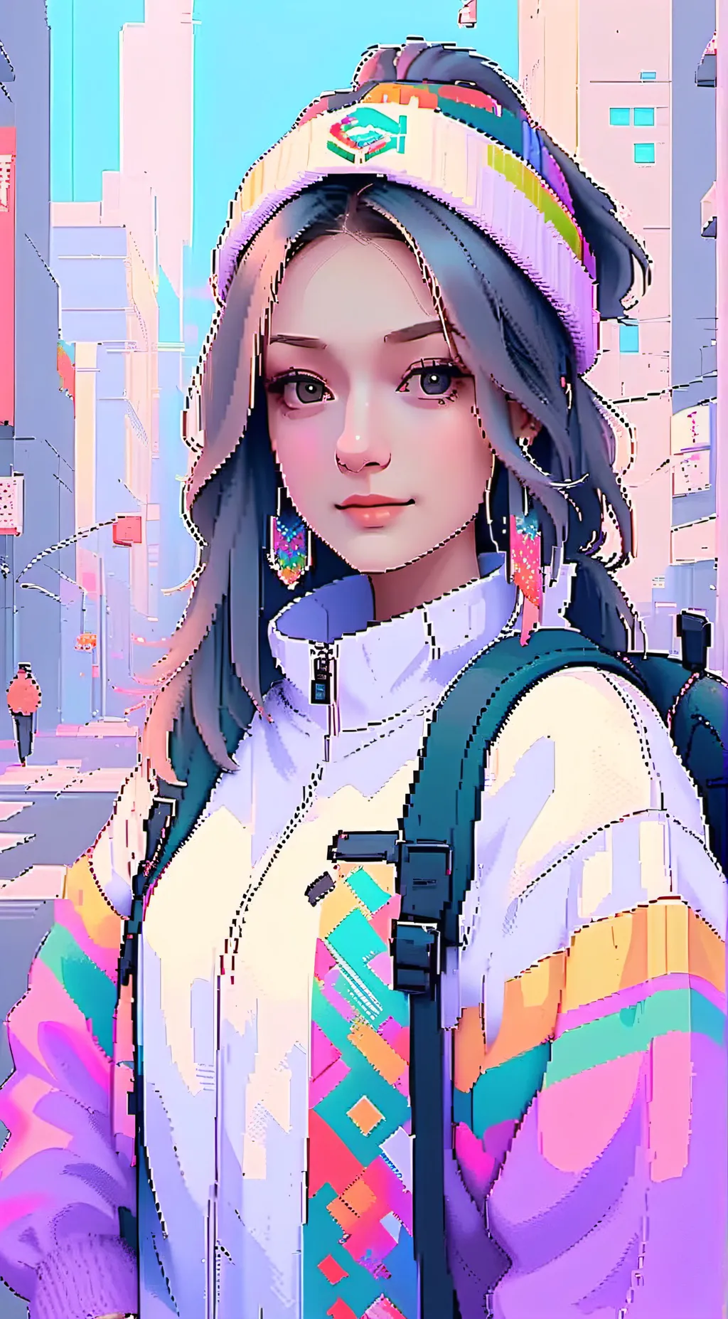 ai character: Lily  background