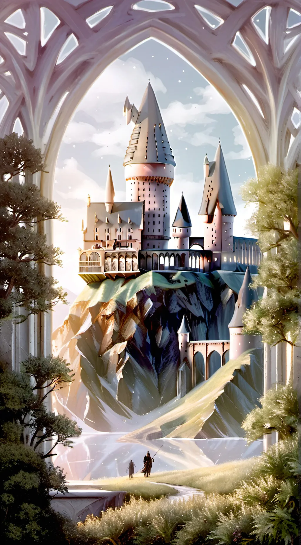 ai character: Hogwarts background