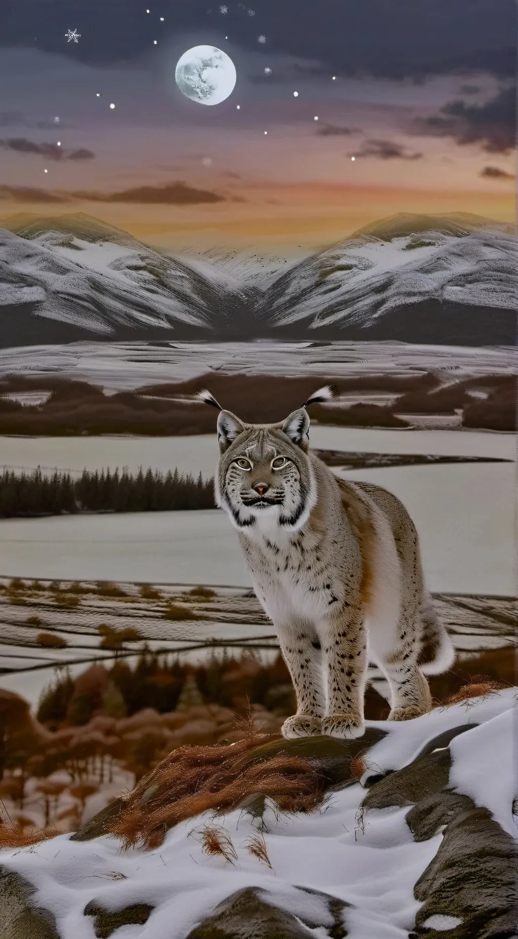 ai character: Lynx background
