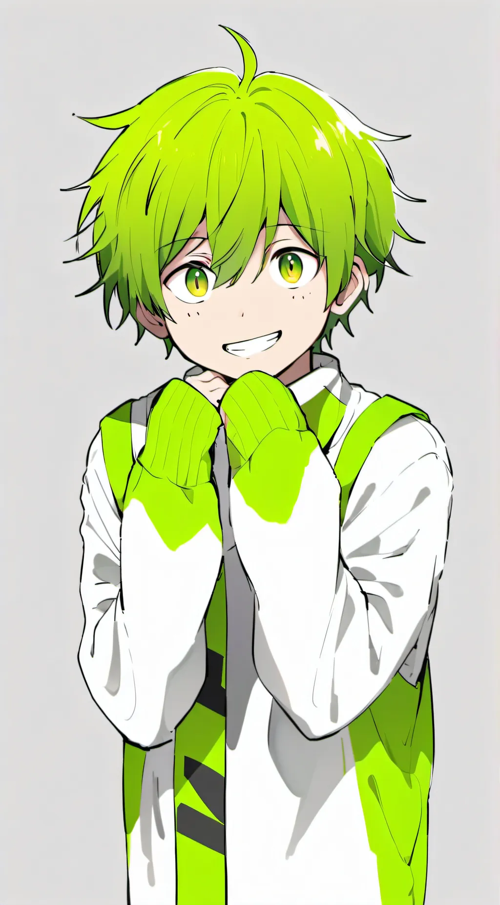 ai character: Deku war background