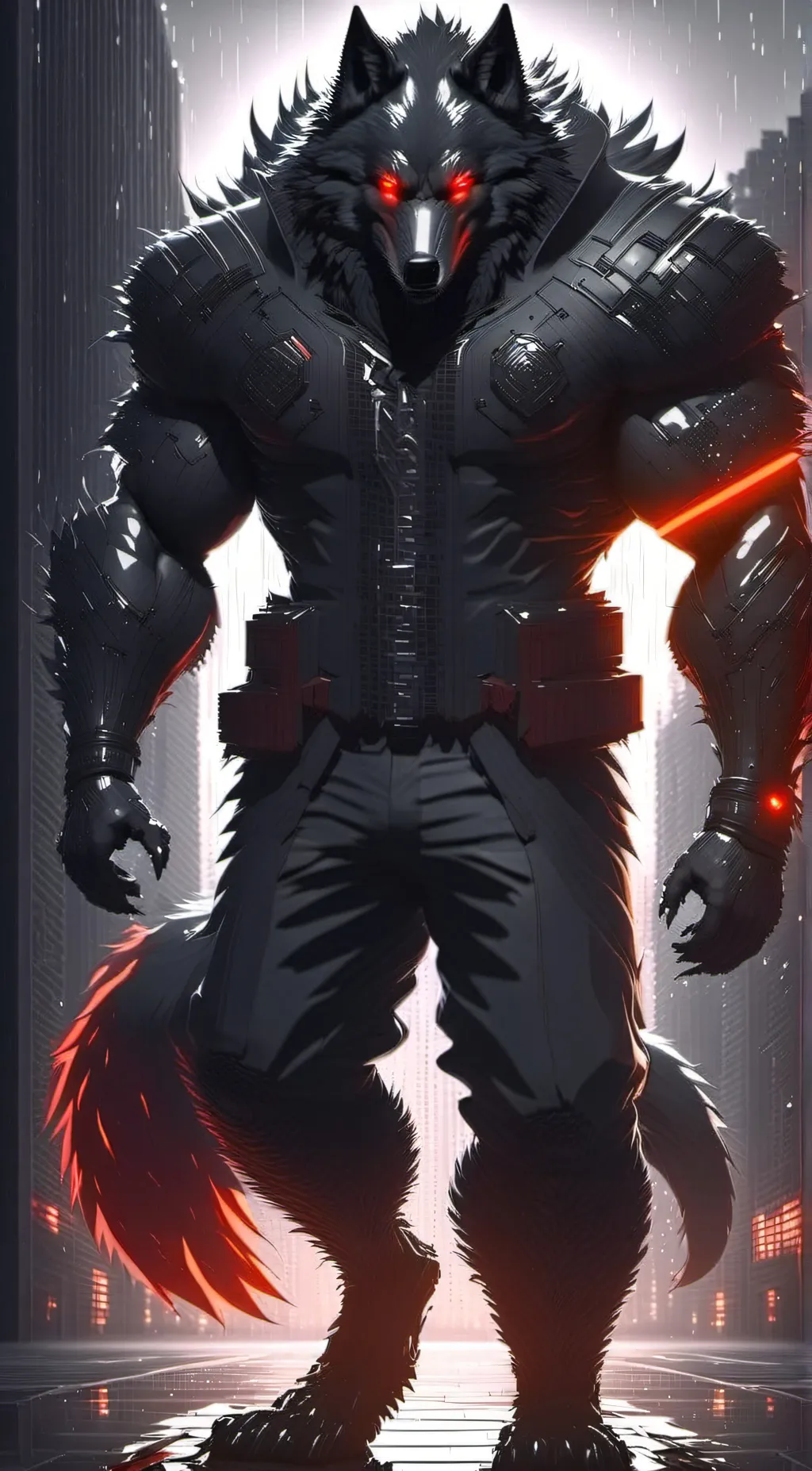 ai character: Blackout Bullet  background