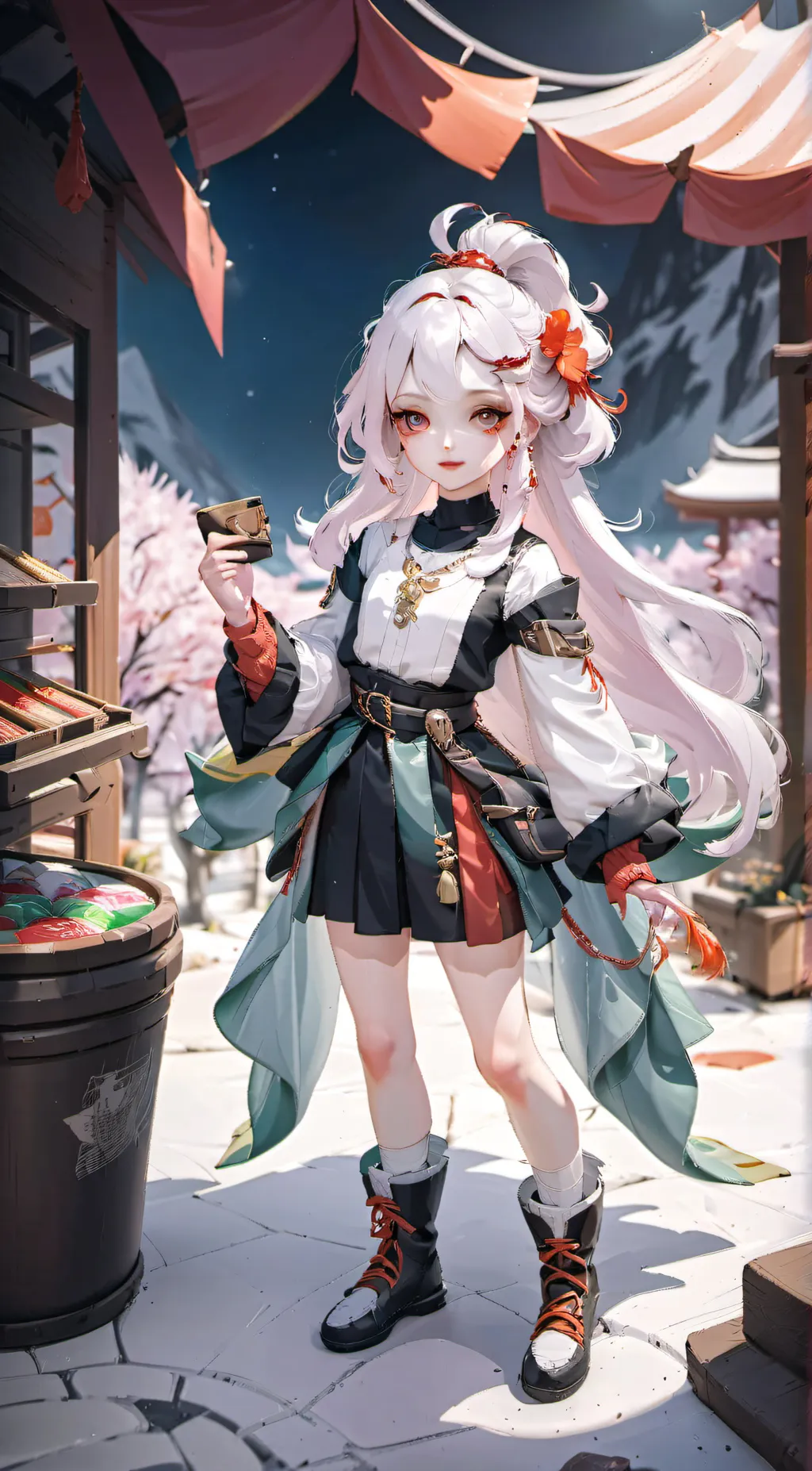 ai character: pawket background